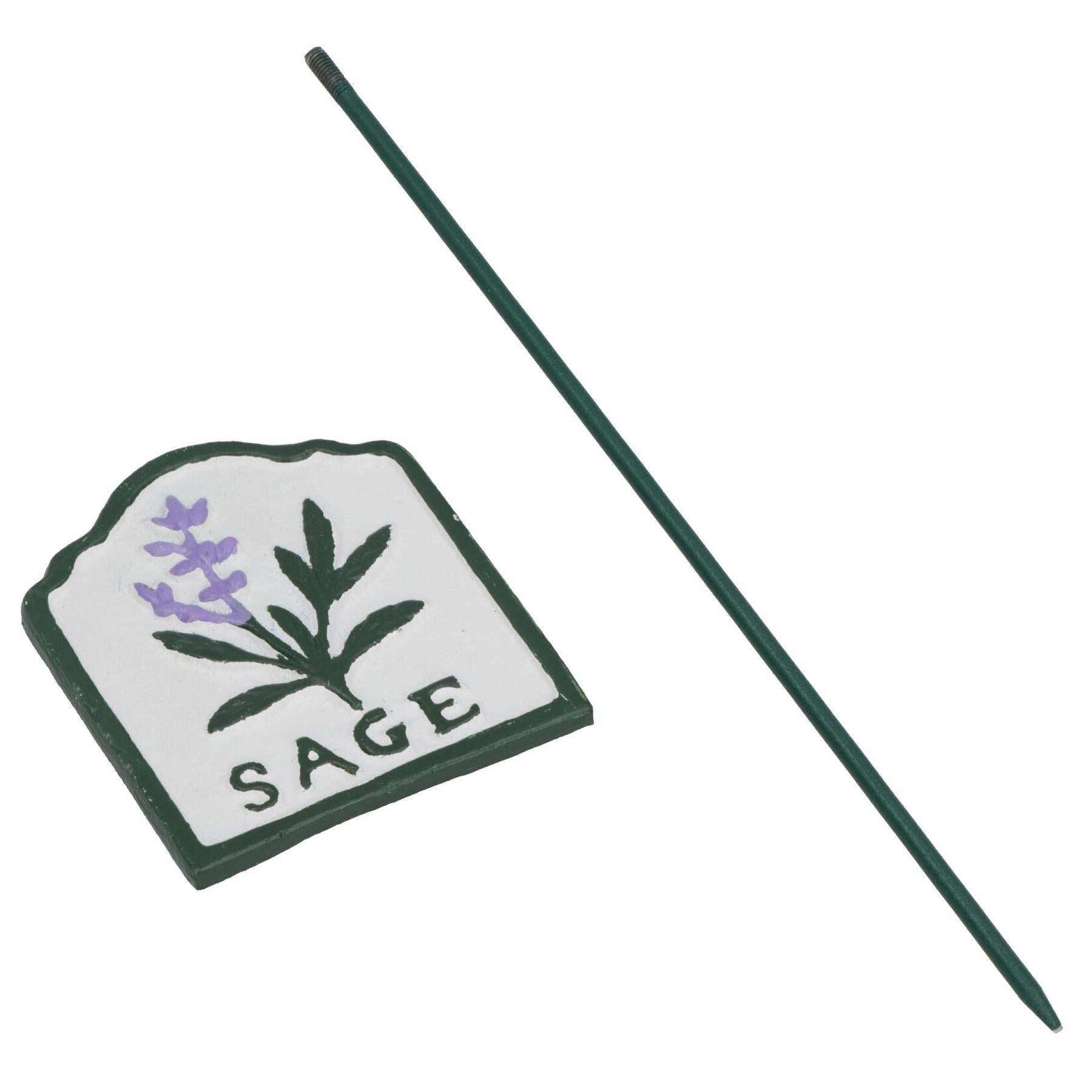 Herb Signs Markers Labels Cast Iron Plant Plaque Garden Yard Allotment