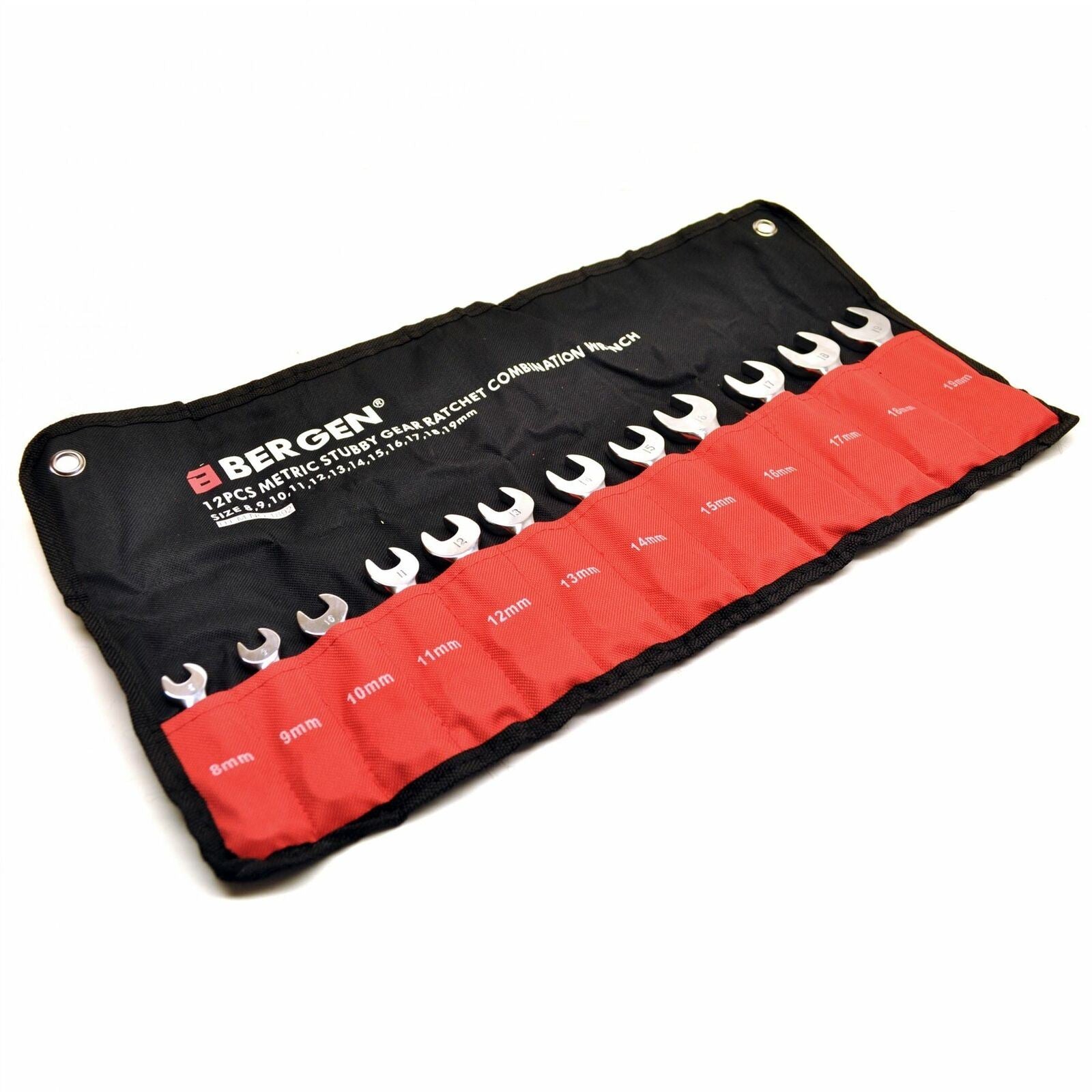 Clé mixte à cliquet courte métrique MM 72 dents 8 mm – 19 mm