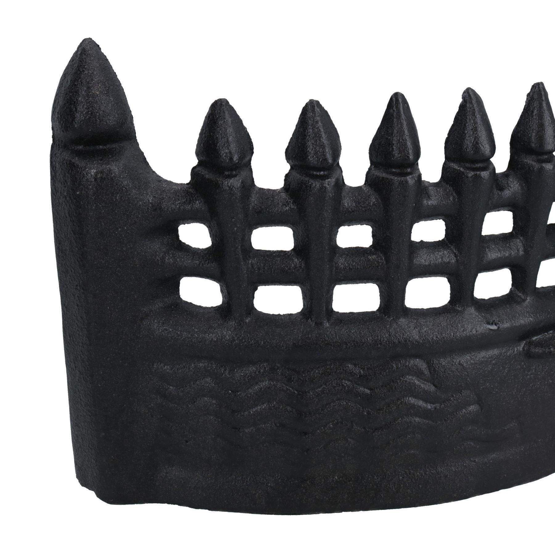 17" Feuerrost vorne Kamin Gusseisen Log Kohle Saver offener Korb Castle Metall