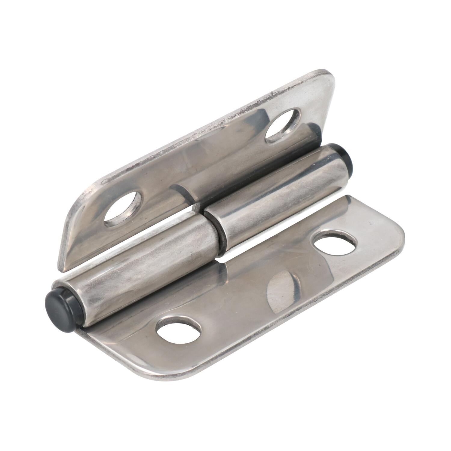 Charnière à battant relevable en acier inoxydable droite 76 x 100 mm pour trappe de porte robuste
