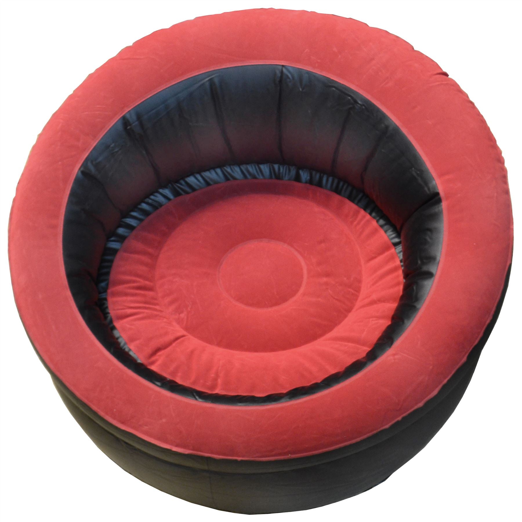 Single Inflatable Chair Blow Up Sofa Seat Lounger Gaming Pod Camping Lounge