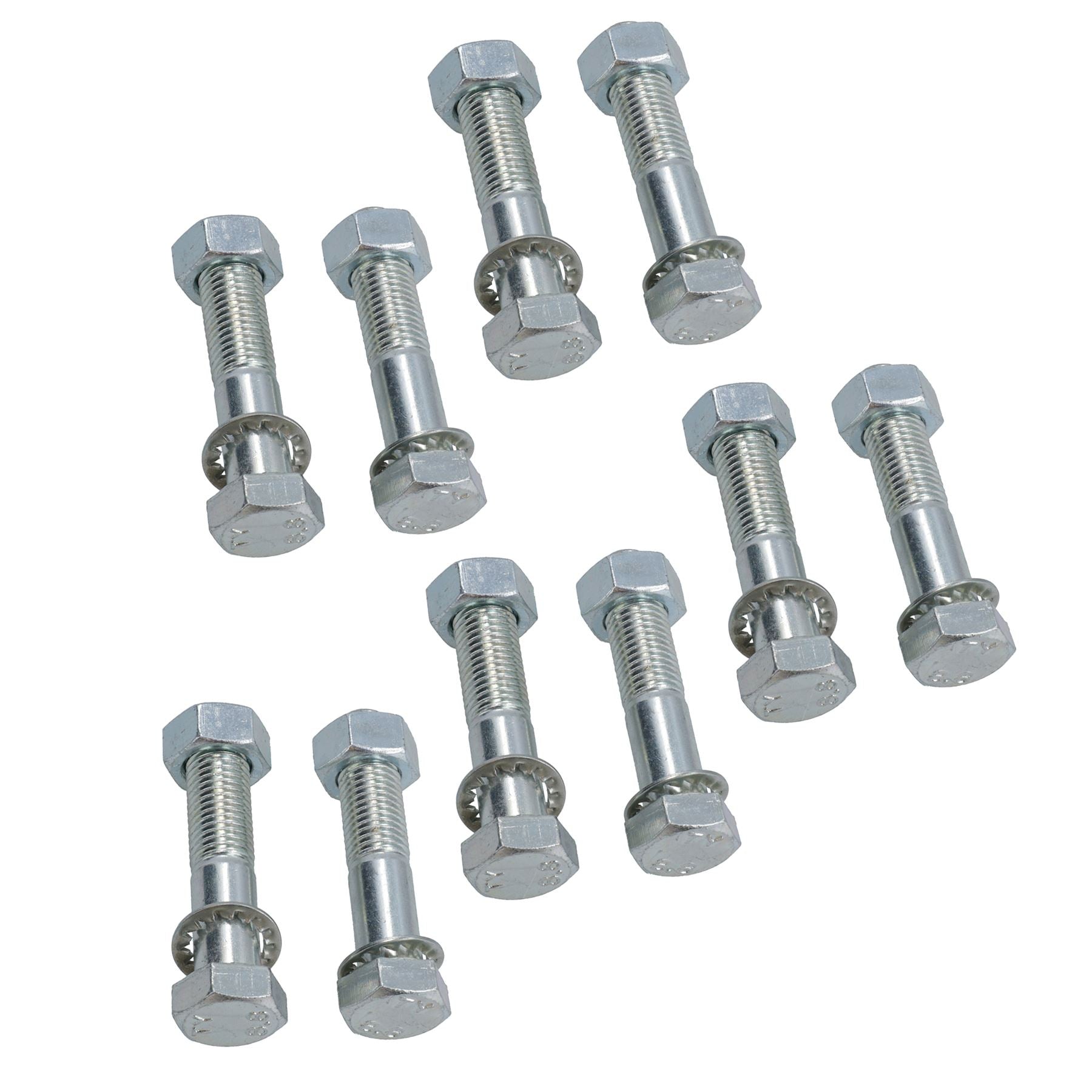 Boulons de fixation de boule de barre de remorquage haute résistance M16 (16 mm) x 75 mm, rondelles + écrous