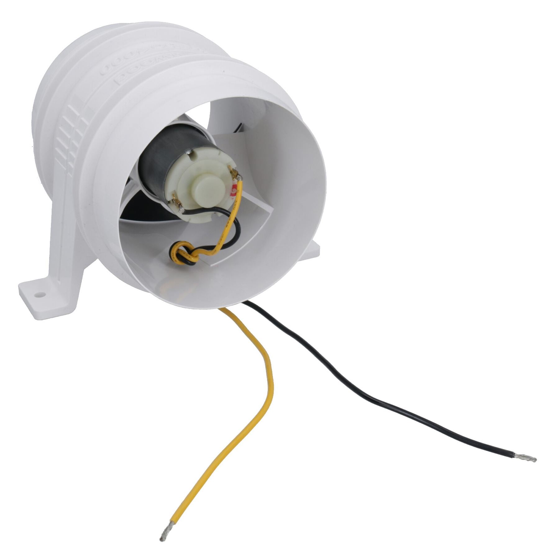 Ventilateur de cale en ligne Attwood Turbo 4000 de 4 po, ventilateur de ventilation de cabine 12 V, 145 CFM