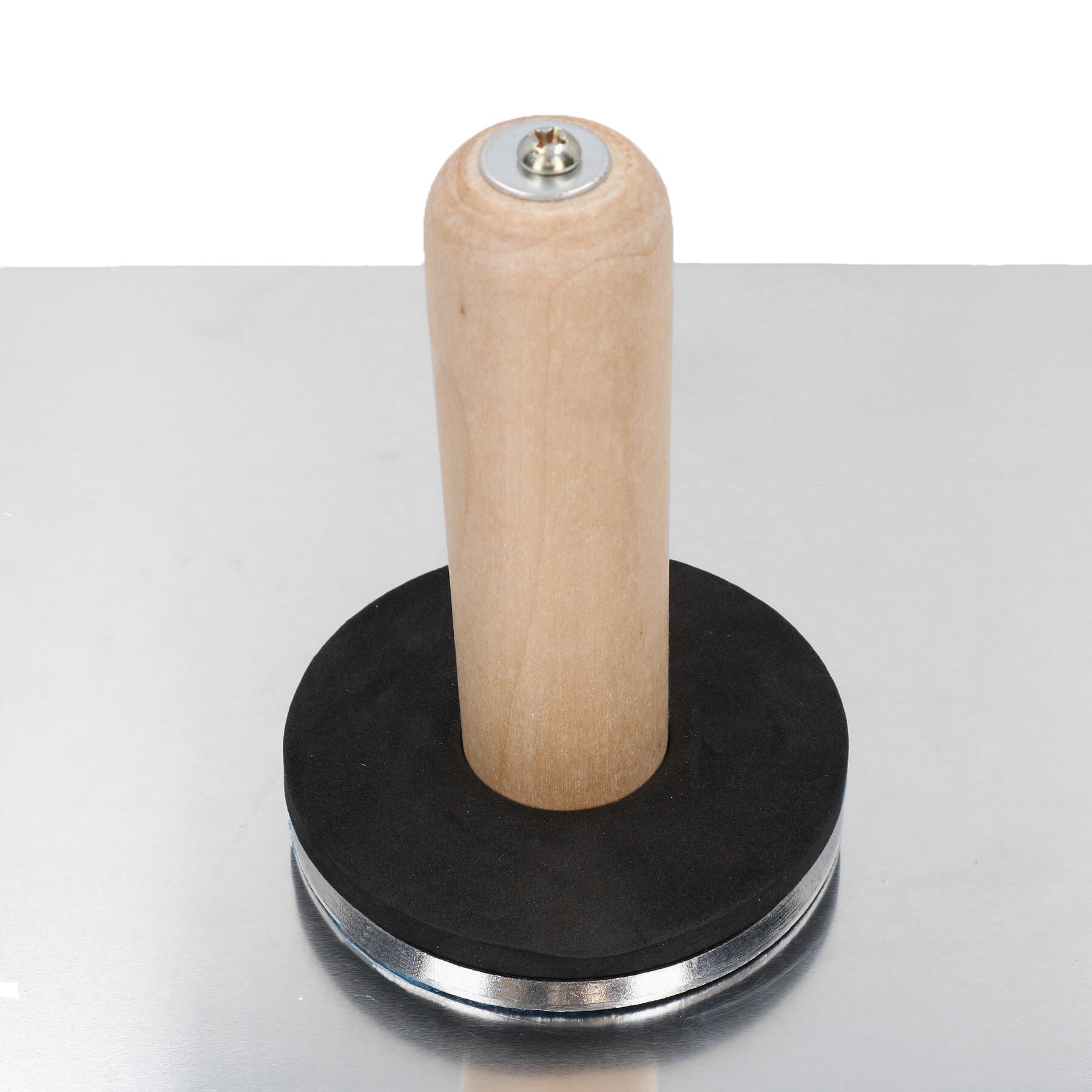 Planche à plâtrer en aluminium + truelle à encoches carrées de 8 mm