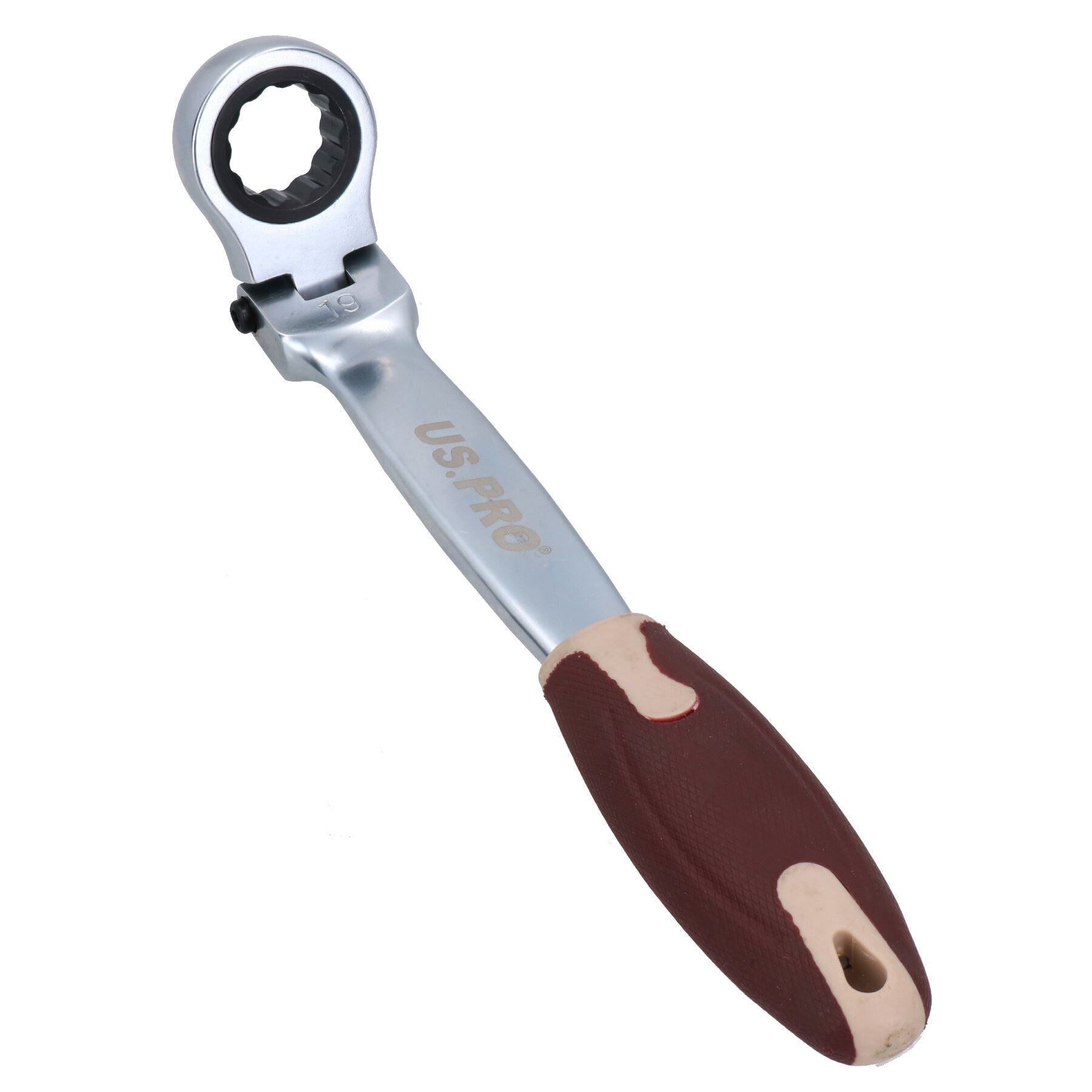 Clé à cliquet à anneau fermé flexible Flexi à tête verrouillable 72 dents