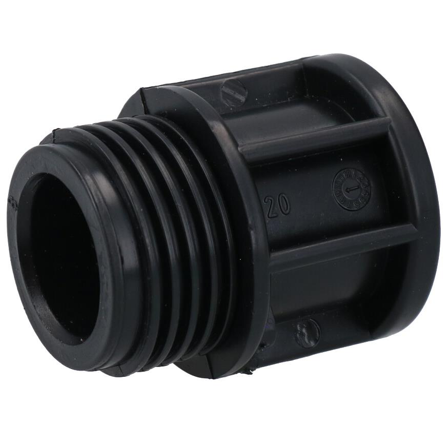 20 mm MDPE Endanschlag Wasserrohrkappe Absperrung Kompressionsverschraubung Kupplung