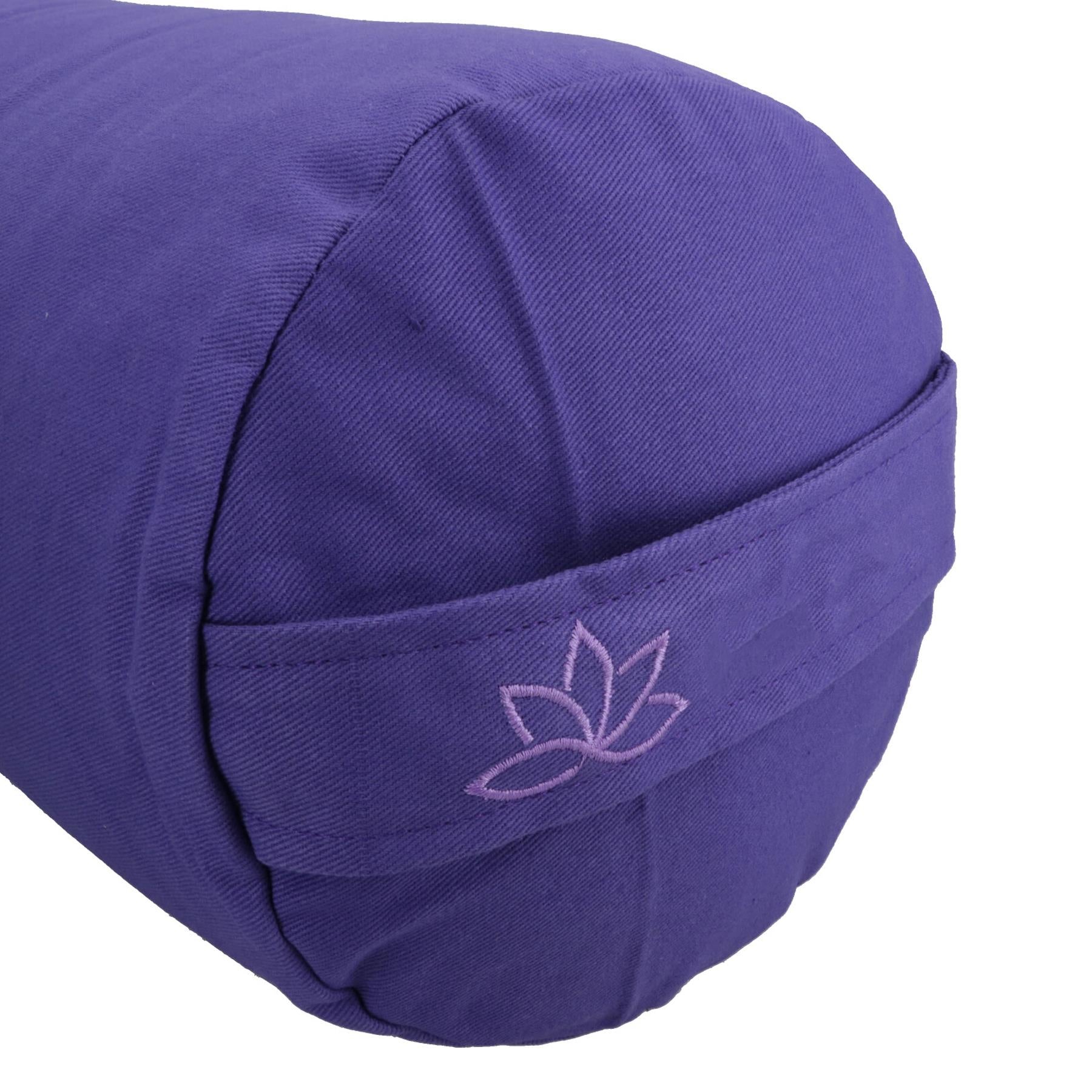 Buckwheat Yoga Bolster 61cm x 23cm Ideal for Yoga, Gym, Meditation Relaxation