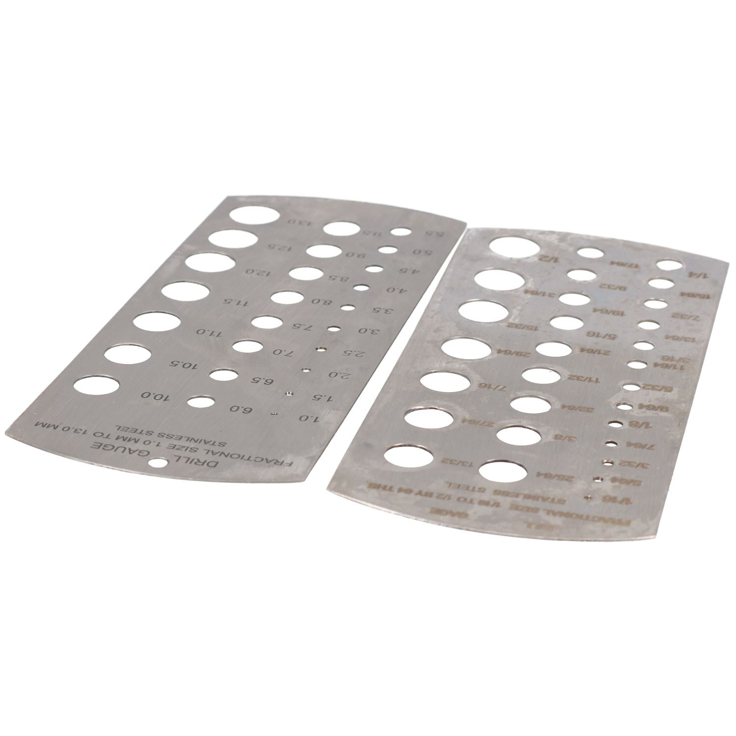 Jauges de mesure métriques et impériales MM SAE 1 - 13 mm 1/16 - 1/2 pour perceuses et boulons