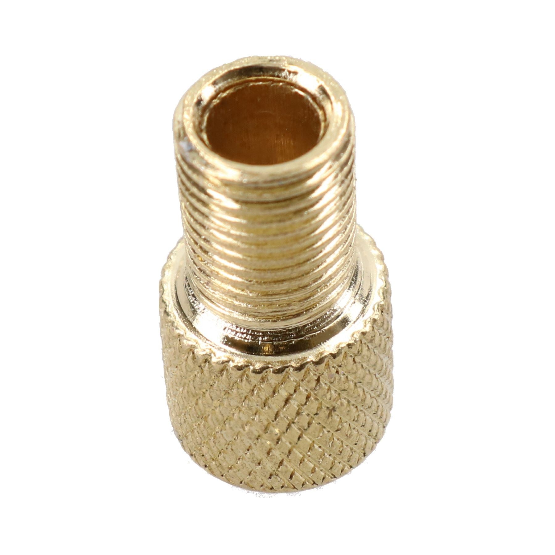 Valve Adaptor Thread Convertor Schrader to Presta Bike Cycle Car Pump Brass