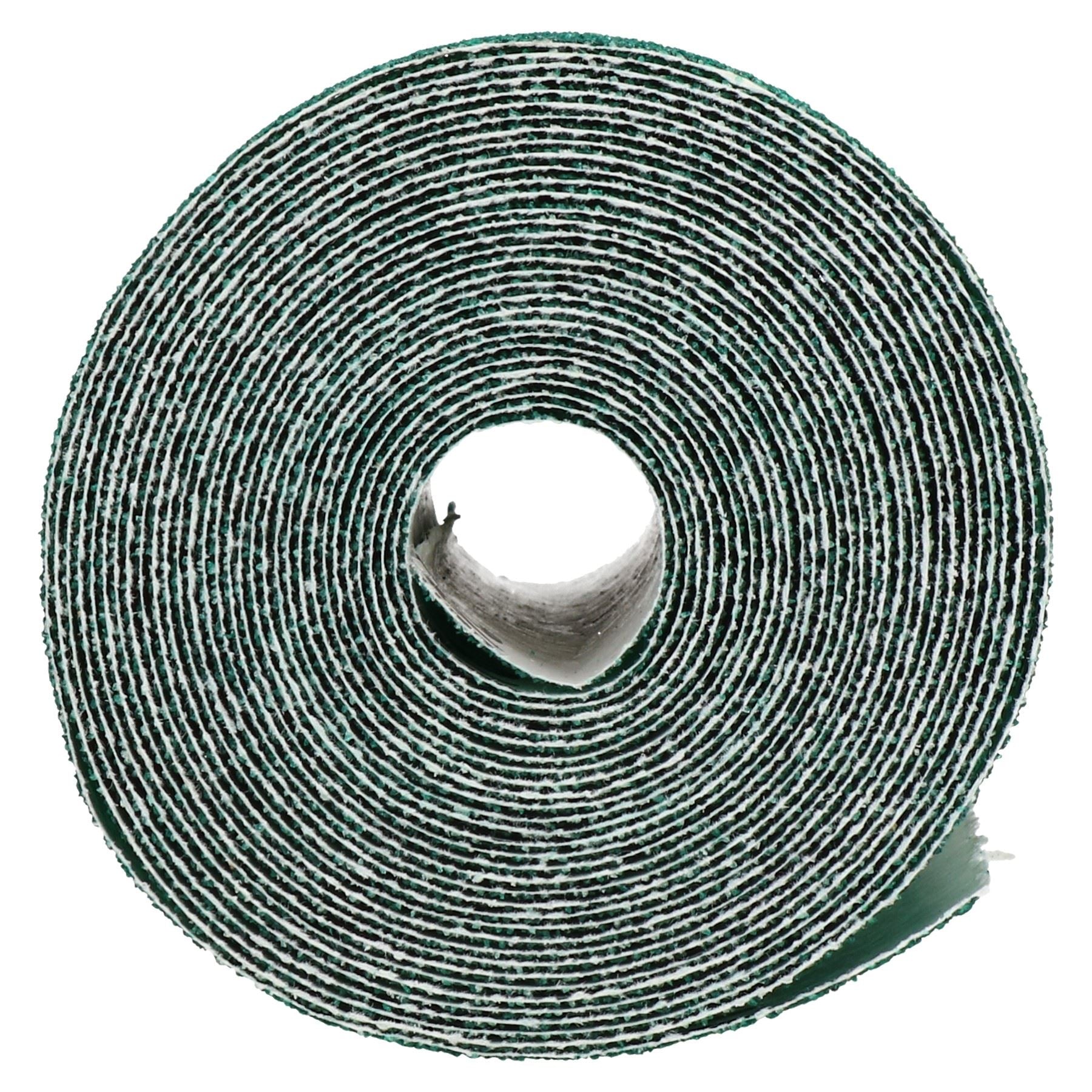 Rouleau de papier abrasif en oxyde d'aluminium 5 m x 115 mm, grain 40, papier abrasif grossier