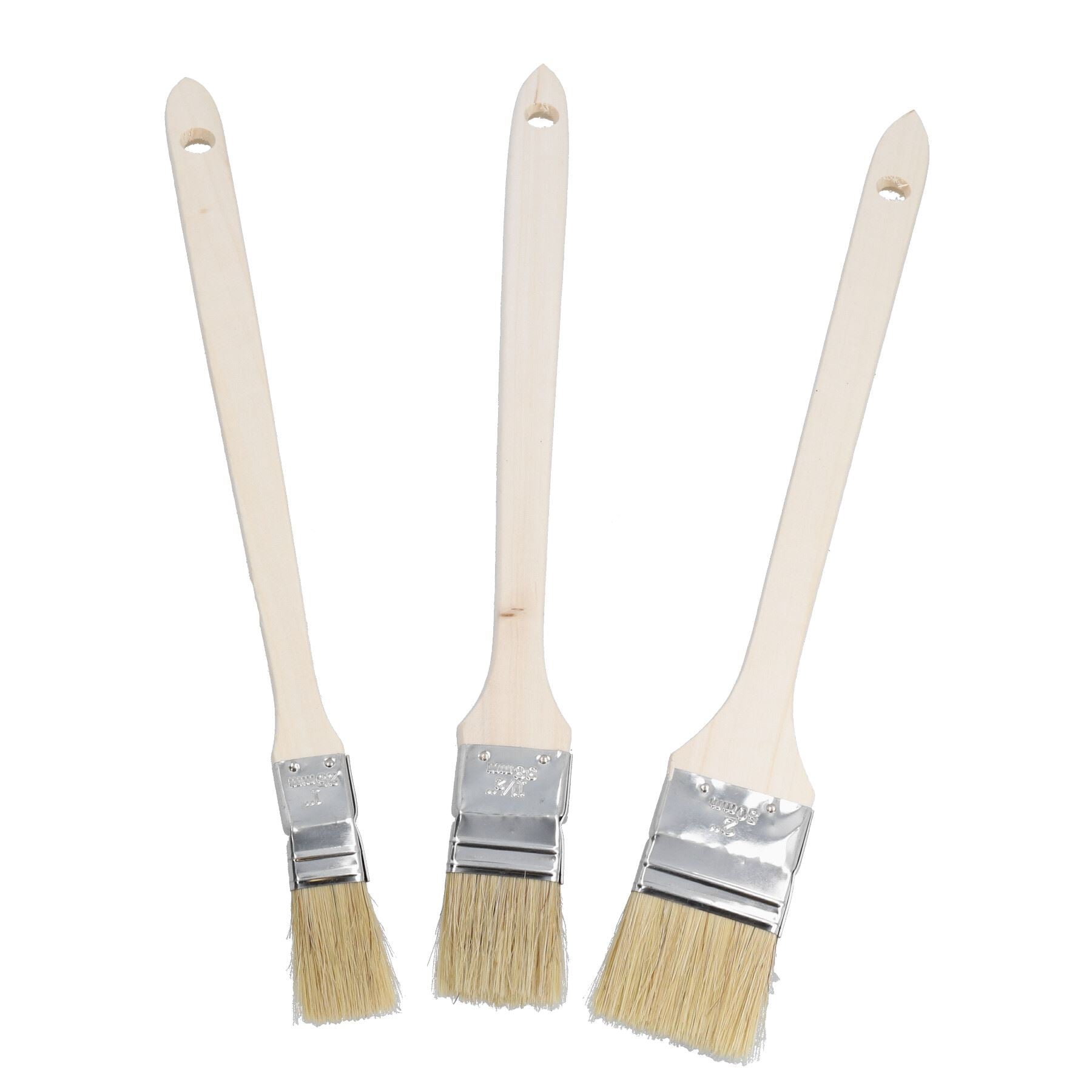 Long Reach Angled Radiator Paint Brush 25mm – 50mm Head Width 400mm 15pc