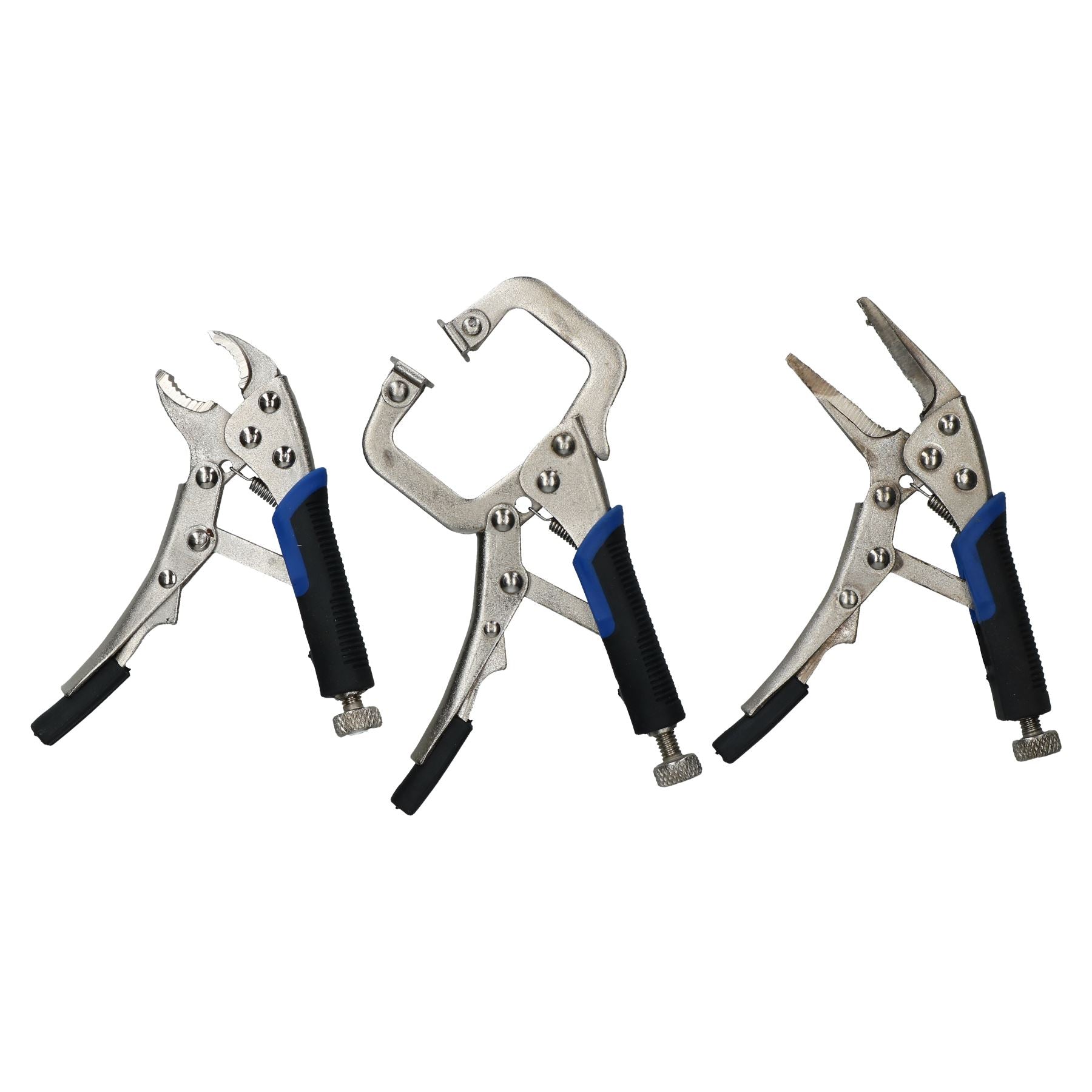 Mini Locking Pliers Clamp Mole Vice Grip Plier For Hobby Craft Welding 3pc Set