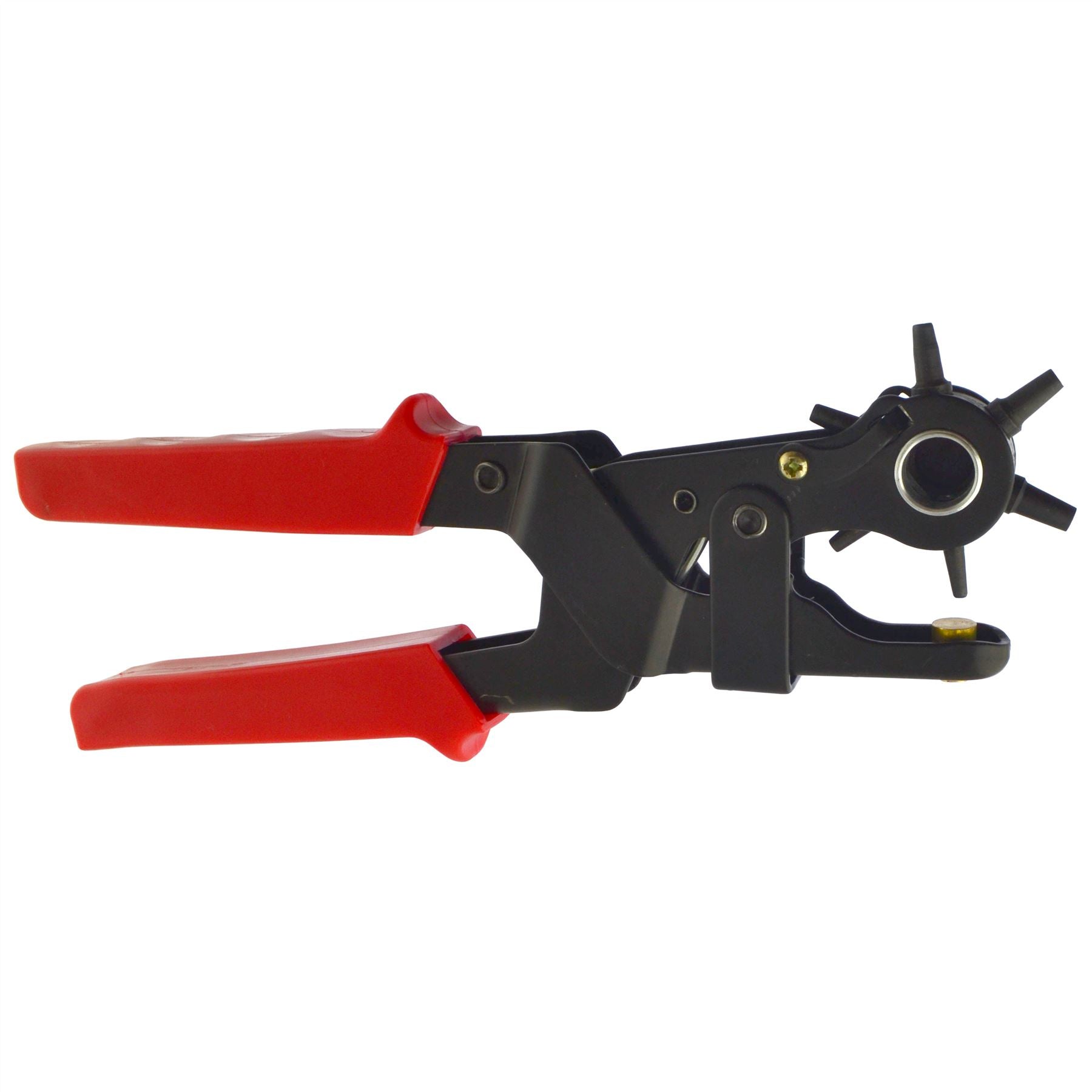 Heavy Duty Revolving Leather Punch Pliers Round Hole Marker Belt Strap 6 Sizes