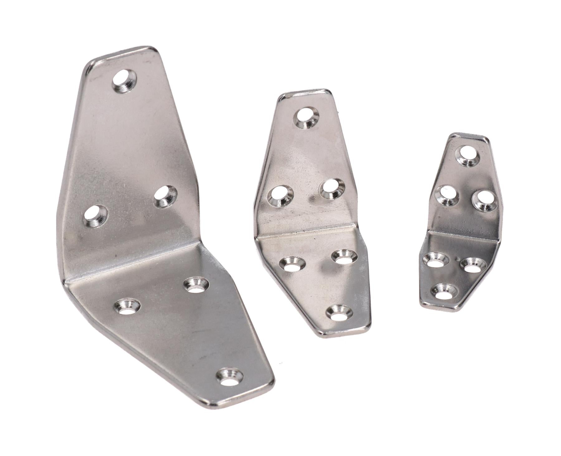 Marine Angle Brackets for Boat Decking Balcony 90 Degree 316 Stainless Steel