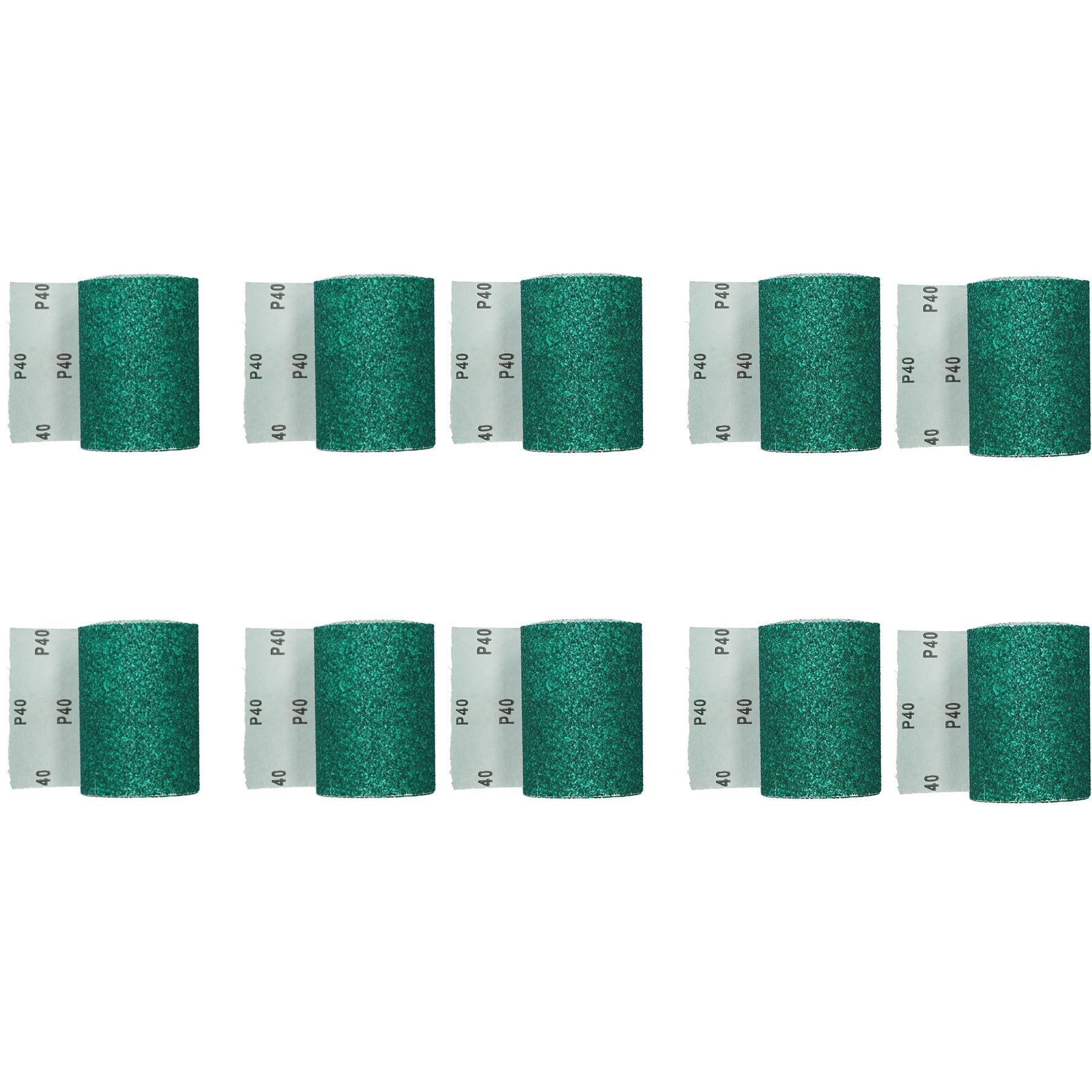 Rouleau de papier abrasif en oxyde d'aluminium 5 m x 115 mm, grain 40, papier abrasif grossier
