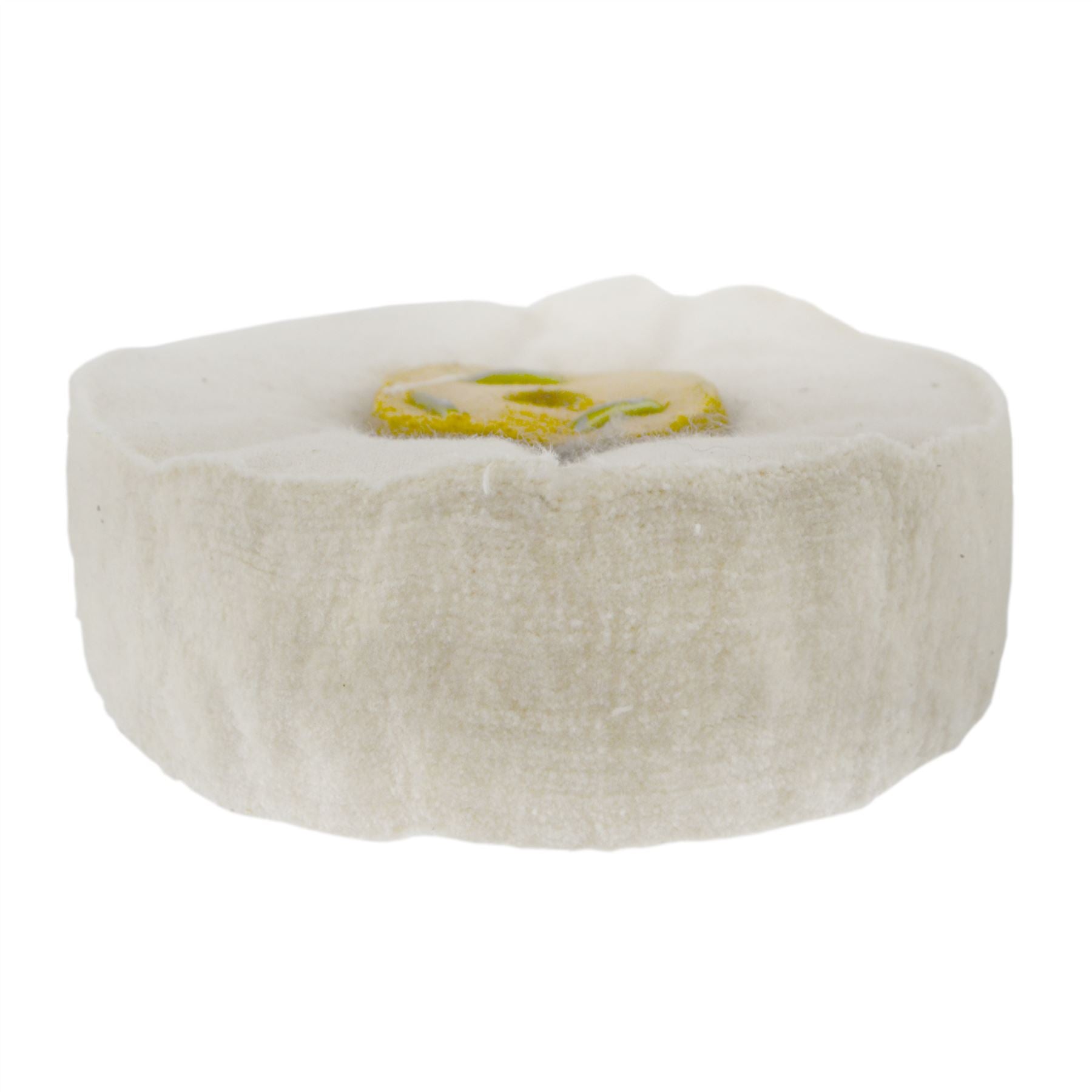 G Balai de polissage final souple non cousu 4" x 1" 2 rangées avec composé 250 g