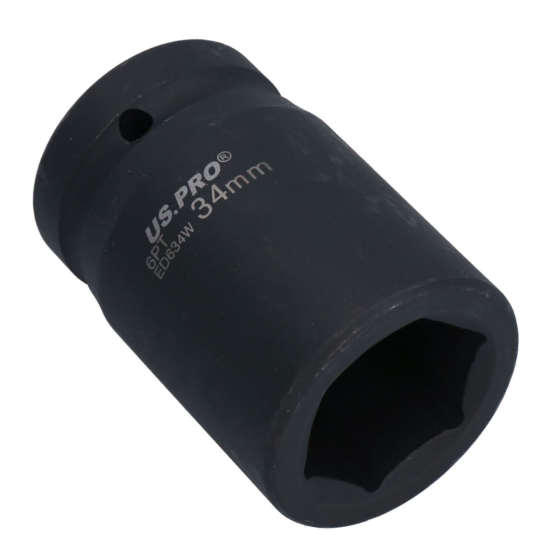 1" Drive Double Deep MM Impact Impacted Socket 6 Sided Single Hex