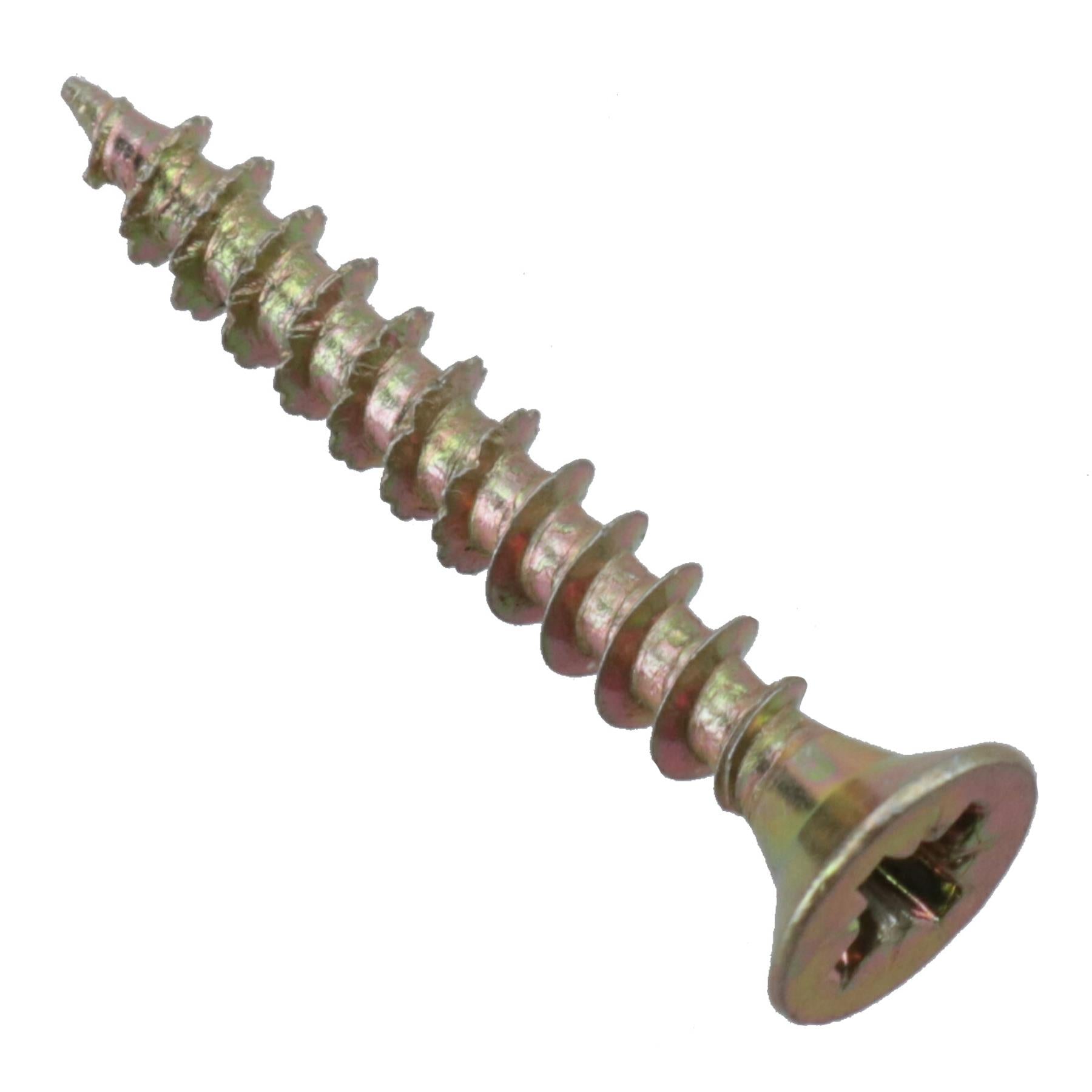 Vis à bois à tête fraisée 4,0 x 30 mm Bord dentelé pour éviter les fissures PZ2