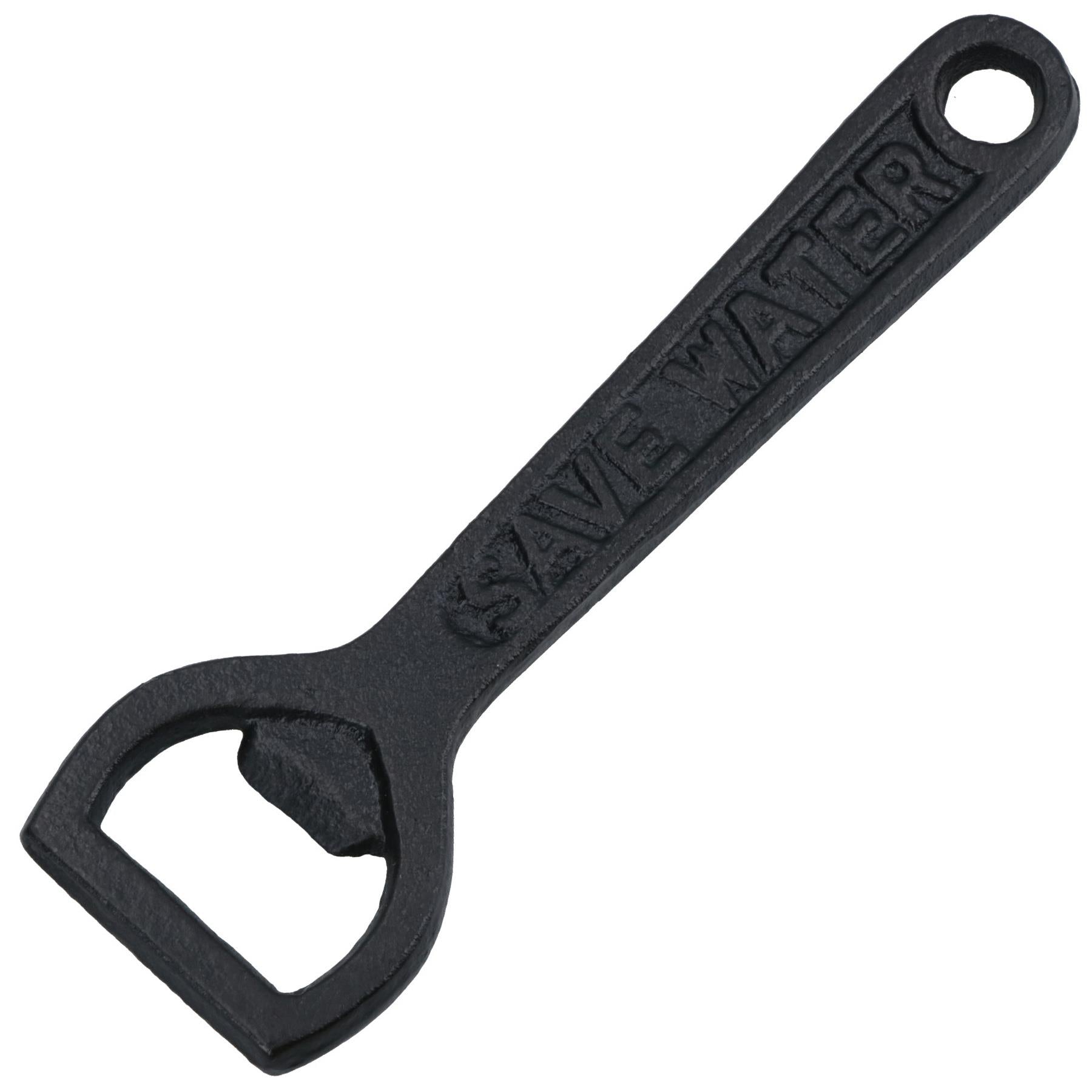 Drink Beer Save Water Bottle Opener Beer Cast Iron Sign Gift Garage Shed Bar