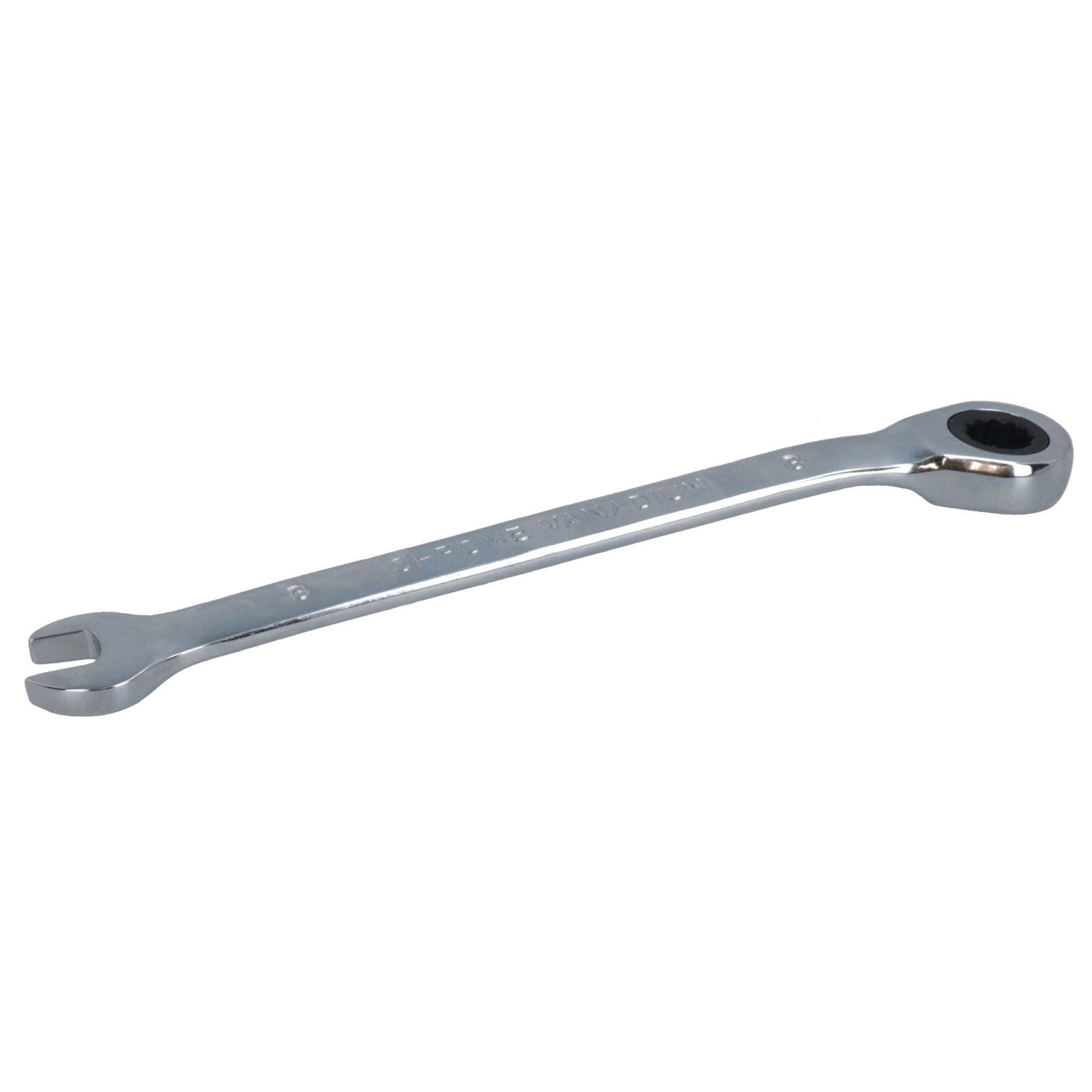 8mm Reversible Cranked Offset Ratchet Combination Spanner Wrench 72 Teeth