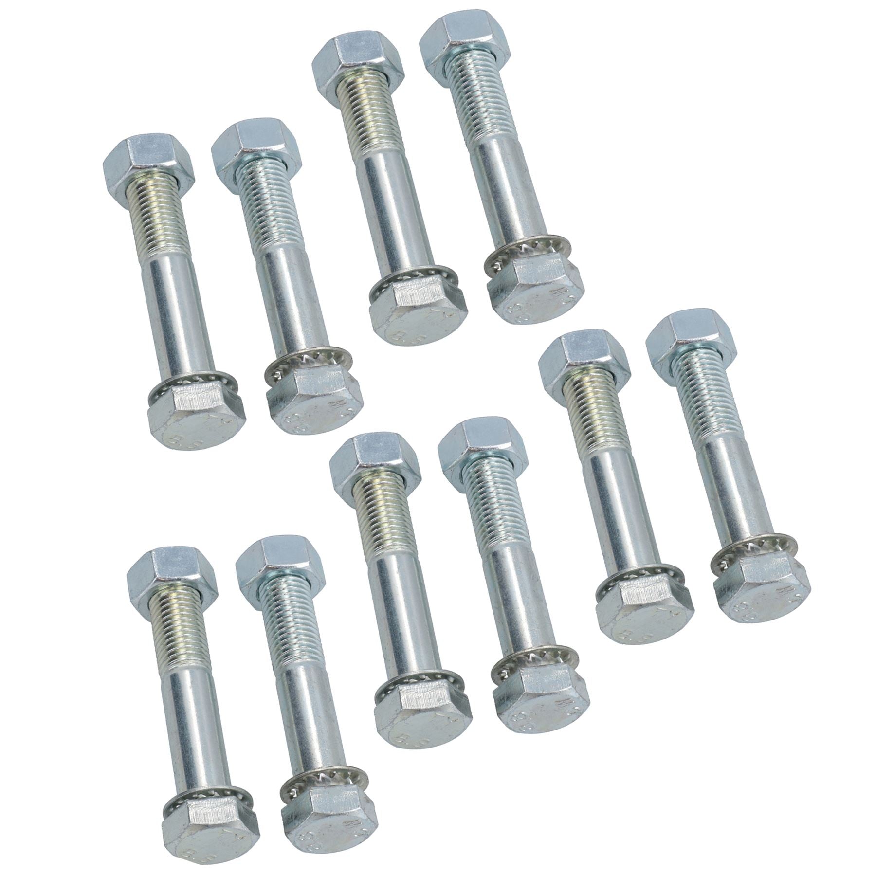 Boulons de fixation de boule de barre de remorquage haute résistance M16 (16 mm) x 90 mm, rondelles + écrous