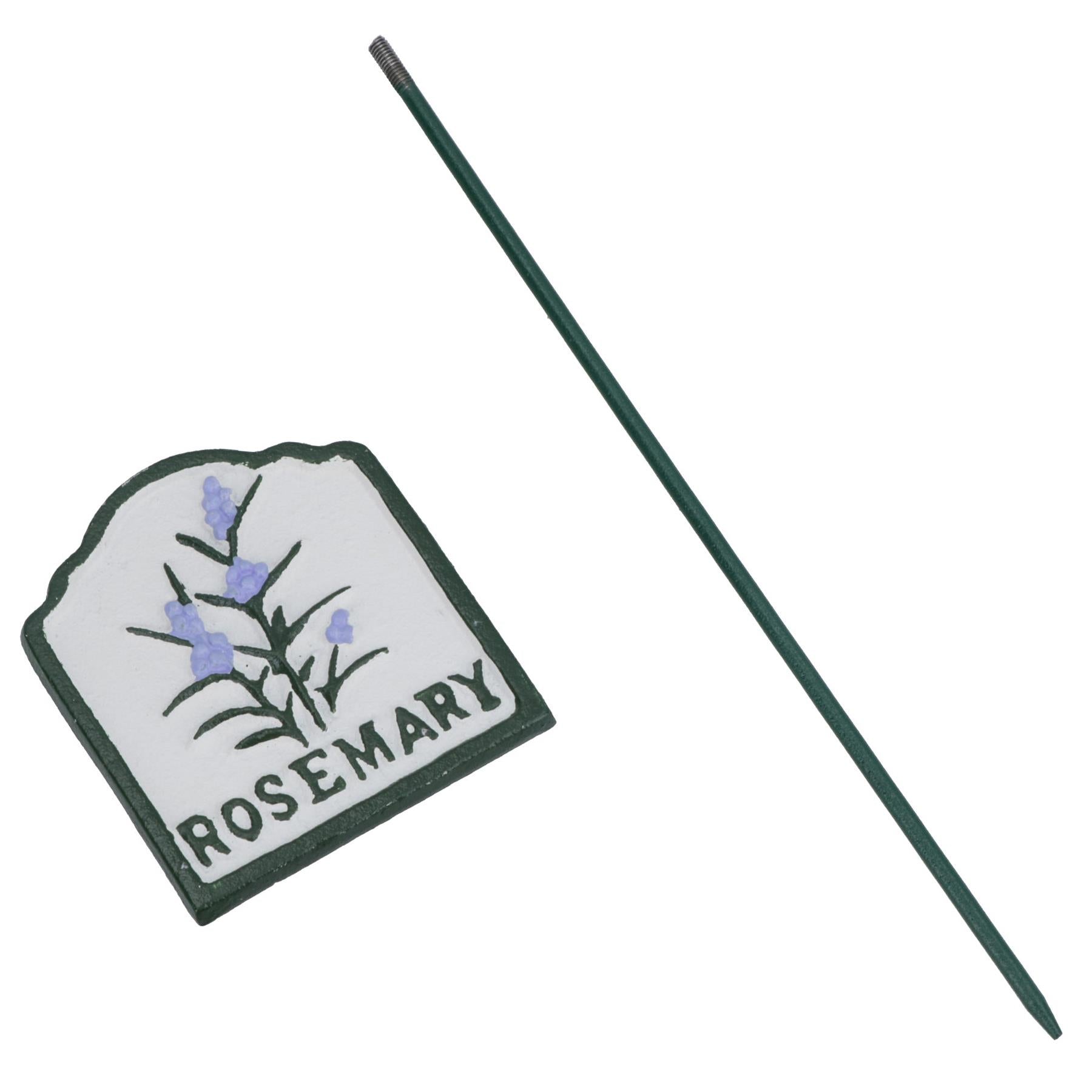 Herb Signs Markers Labels Cast Iron Plant Plaque Garden Yard Allotment