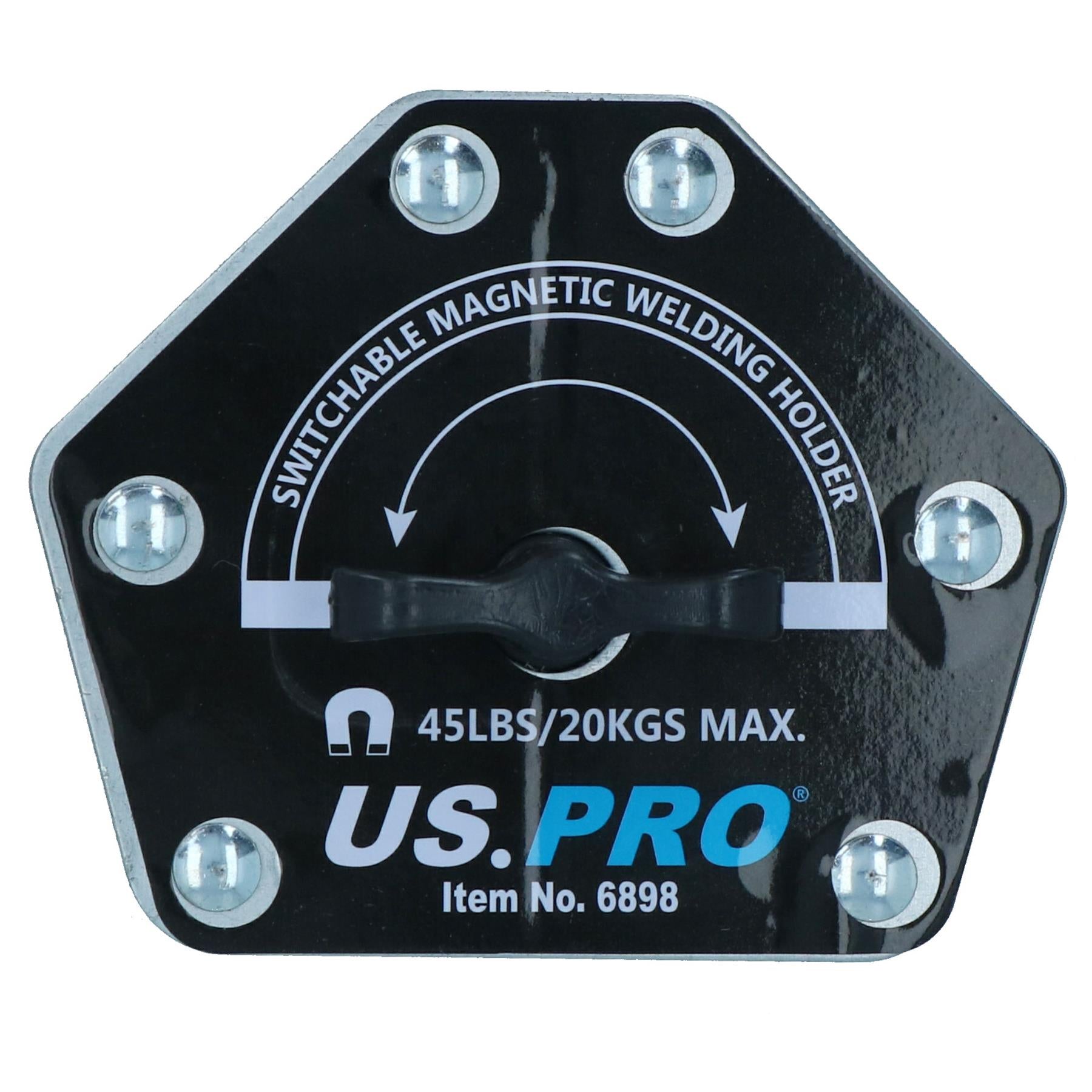 Support de soudage magnétique commutable marche/arrêt de 45 lb, support à 6 angles