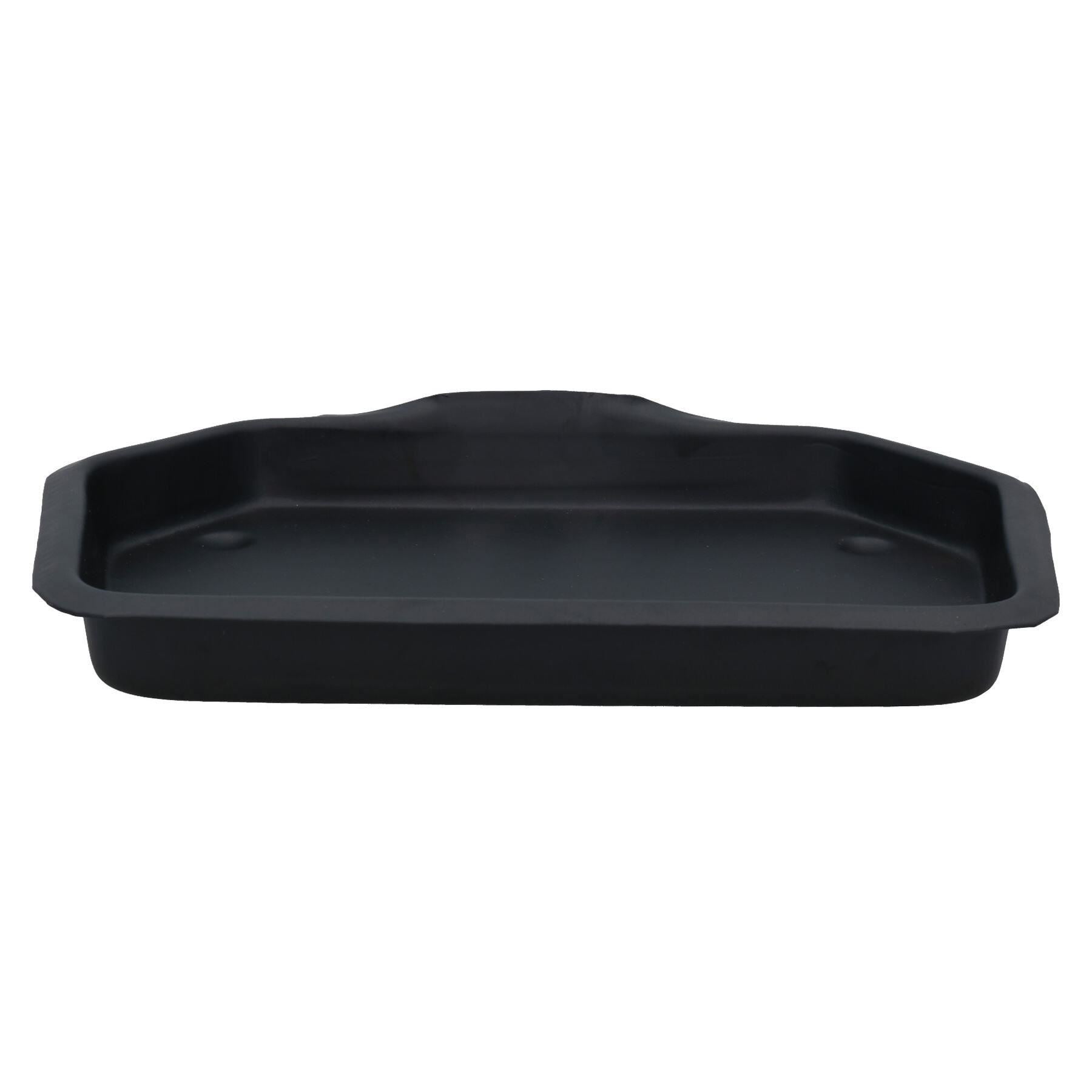 11" Metal Ashpan Ash Pan Tray For 16" Fireplace Burner & Heat Resistant Gloves