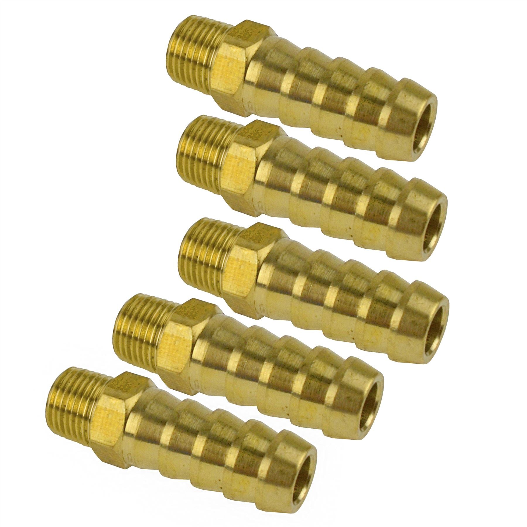 Raccord fileté mâle 1/8" BSP avec raccord de queue de tuyau pour tuyau 3/16" 1/4" 3/8"