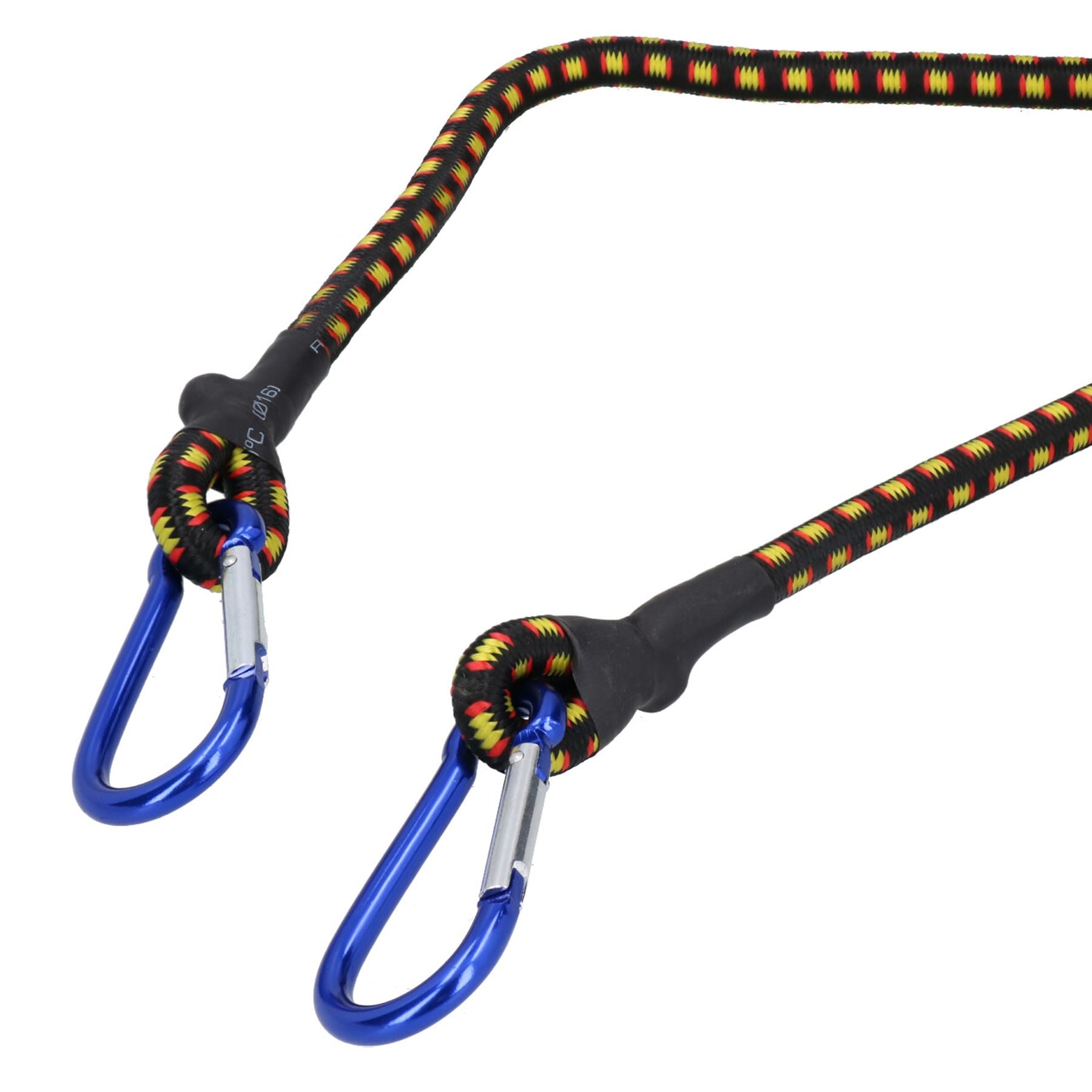 72” Bungee Strap with Aluminium Carabiners Hook Tie Down Fastener Holder