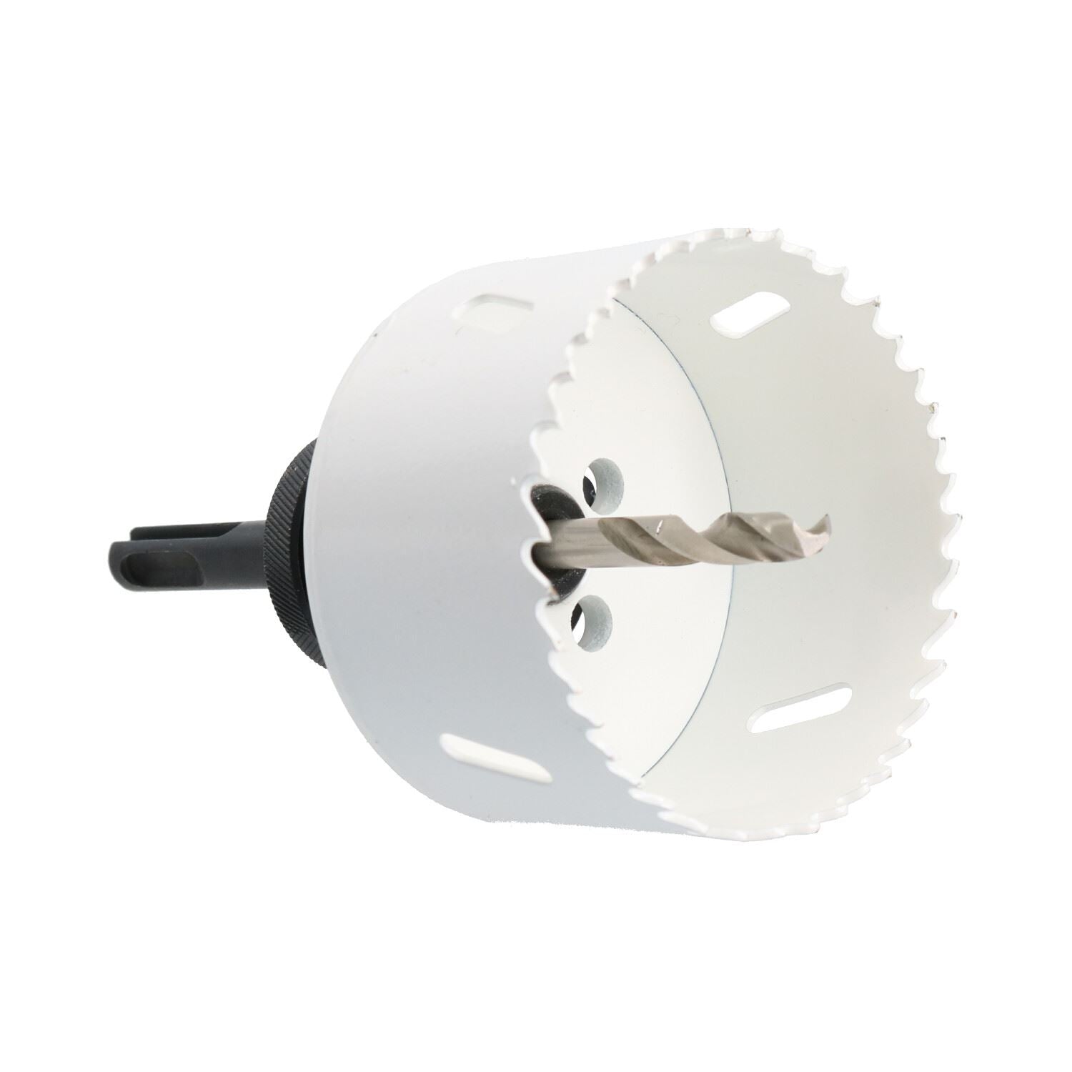 SDS-Plus-Dorndornaufsatz, komplett mit HSS-Lochsäge, 32 mm – 152 mm