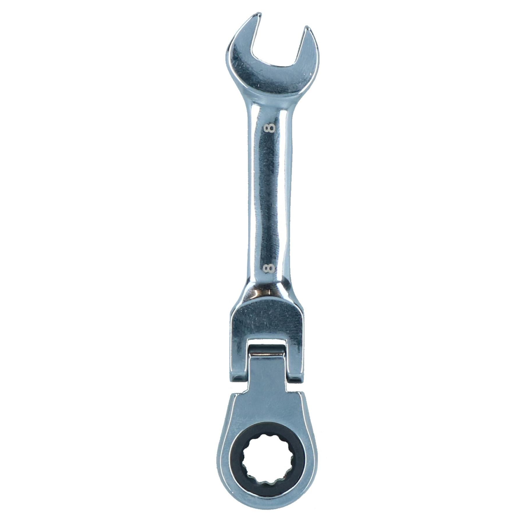 Jeu de clés mixtes à cliquet flexibles courtes métriques MM 8 mm – 19 mm