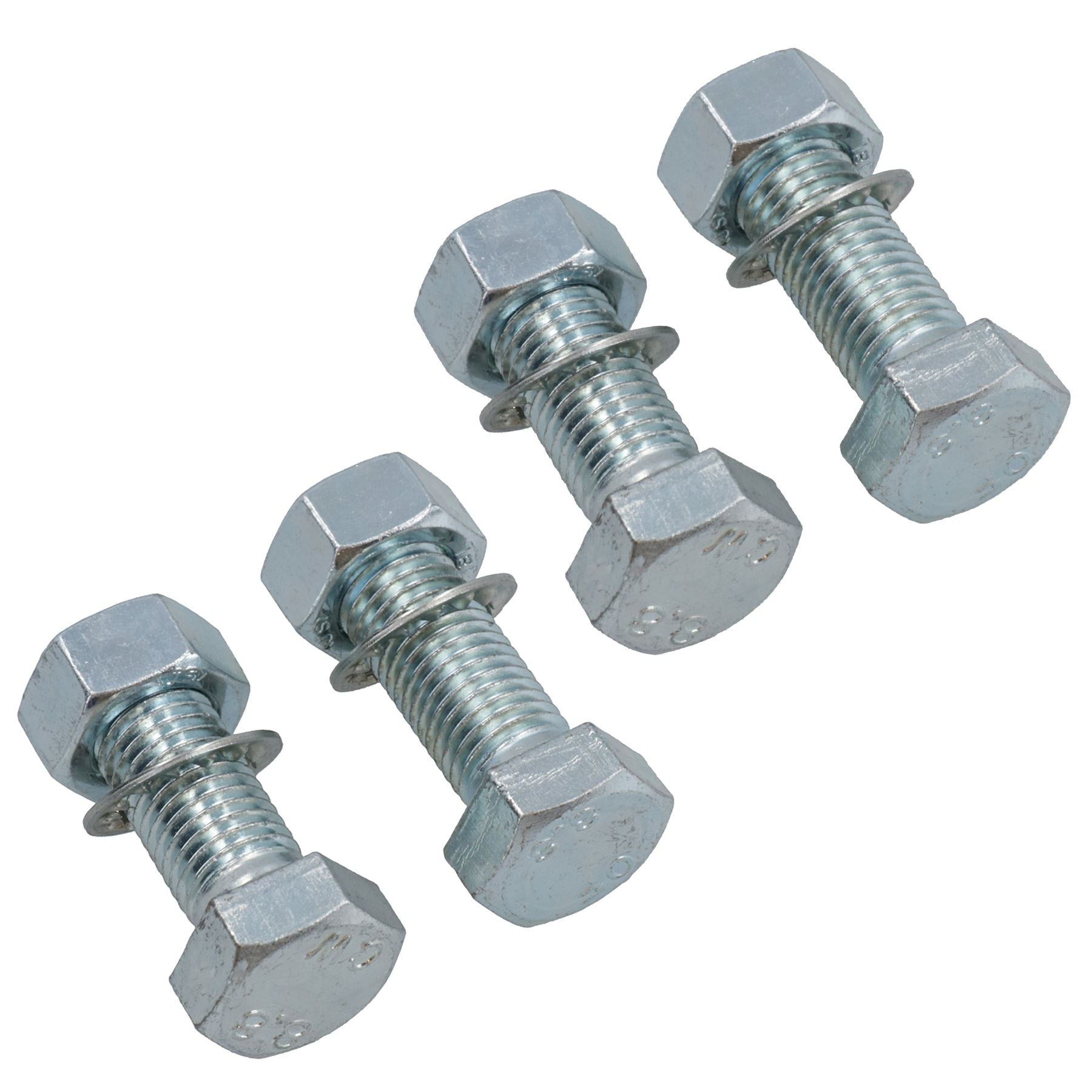 Boulons de fixation de boule de barre de remorquage haute résistance M16 (16 mm) x 45 mm, rondelles + écrous