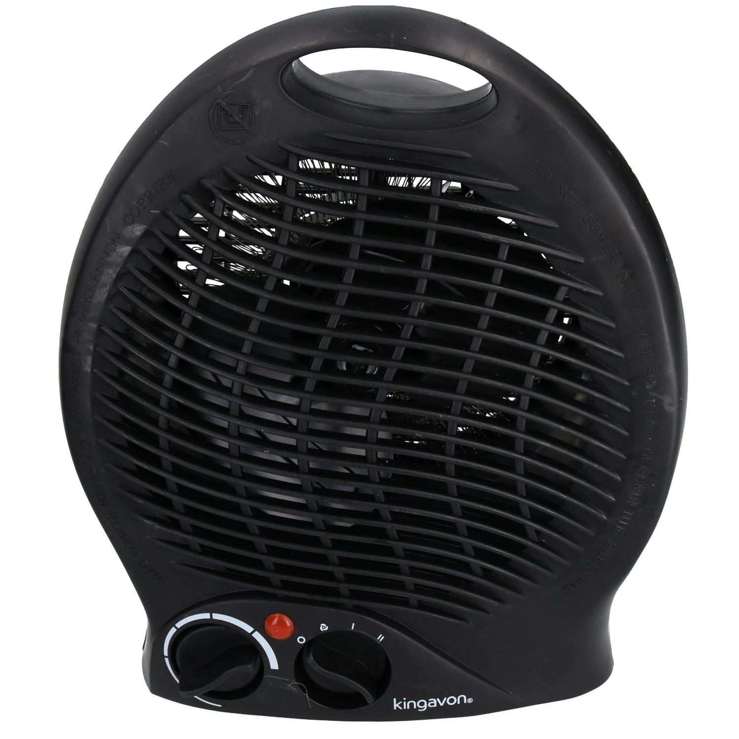 Radiateur soufflant vertical électrique 2 kW, 2 réglages de chaleur, air chaud ou froid, fonctionnement silencieux