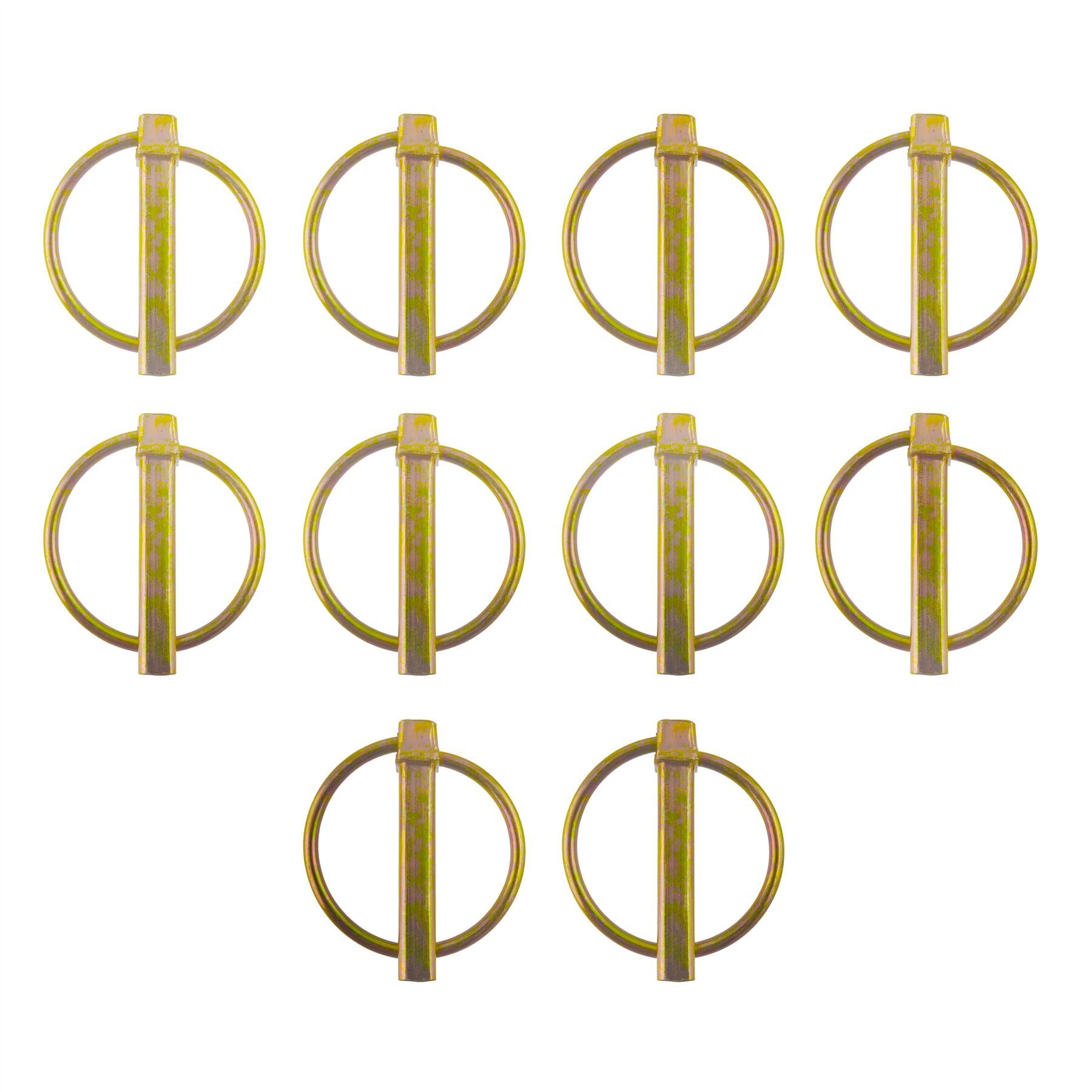 Klappbolzen-Set/Verbindungsstück, 10-teiliges Set, für Heckklappen, Anhänger mit heruntergelassener Seite, LKWs, TE445