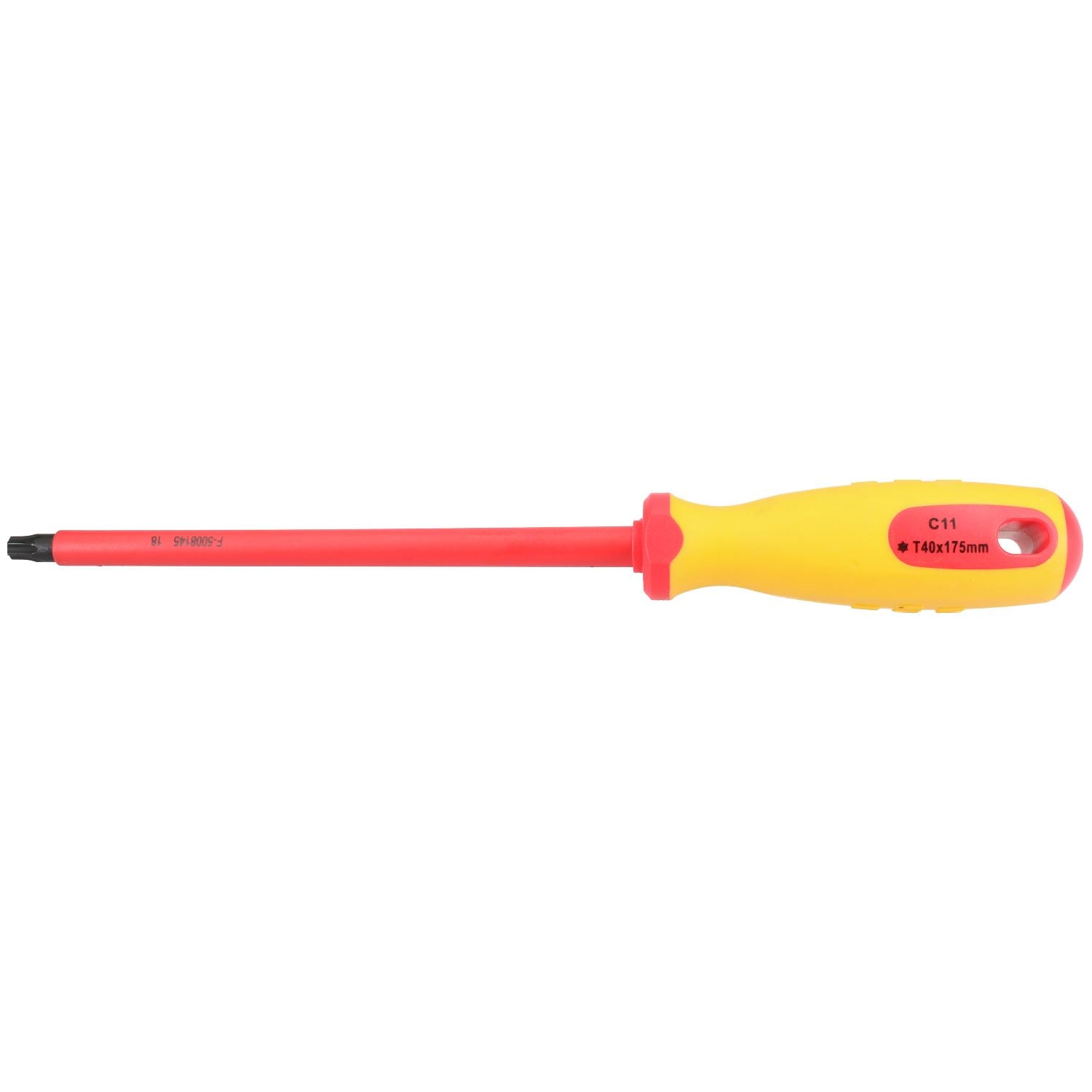 Tournevis Torx mâles isolés VDE T10 – T40 pour électriciens voitures hybrides