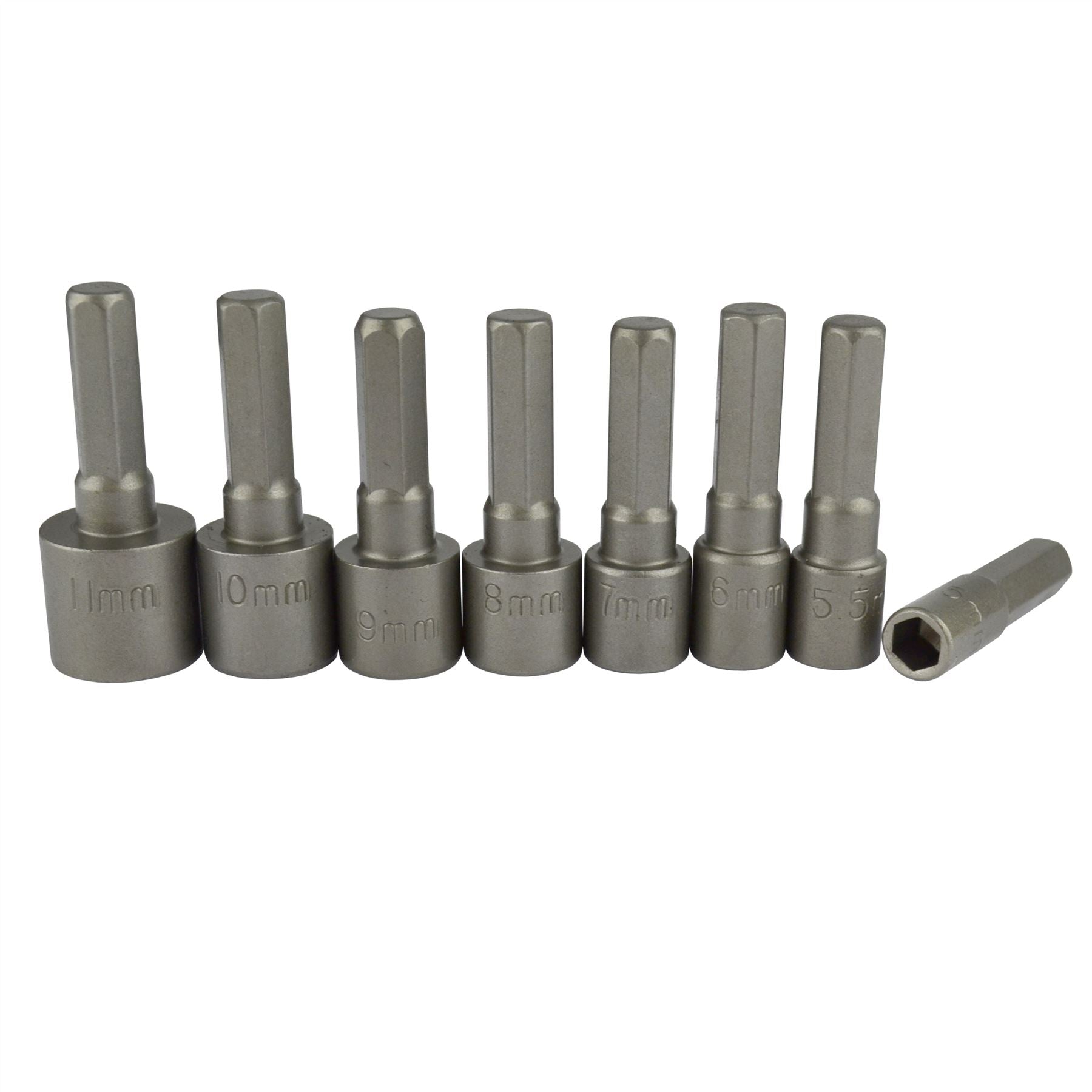 1/4" Sechskant-Antriebsschaft Bohrer Schraubendreher Mutter Schlagschrauber 5-11mm TE737
