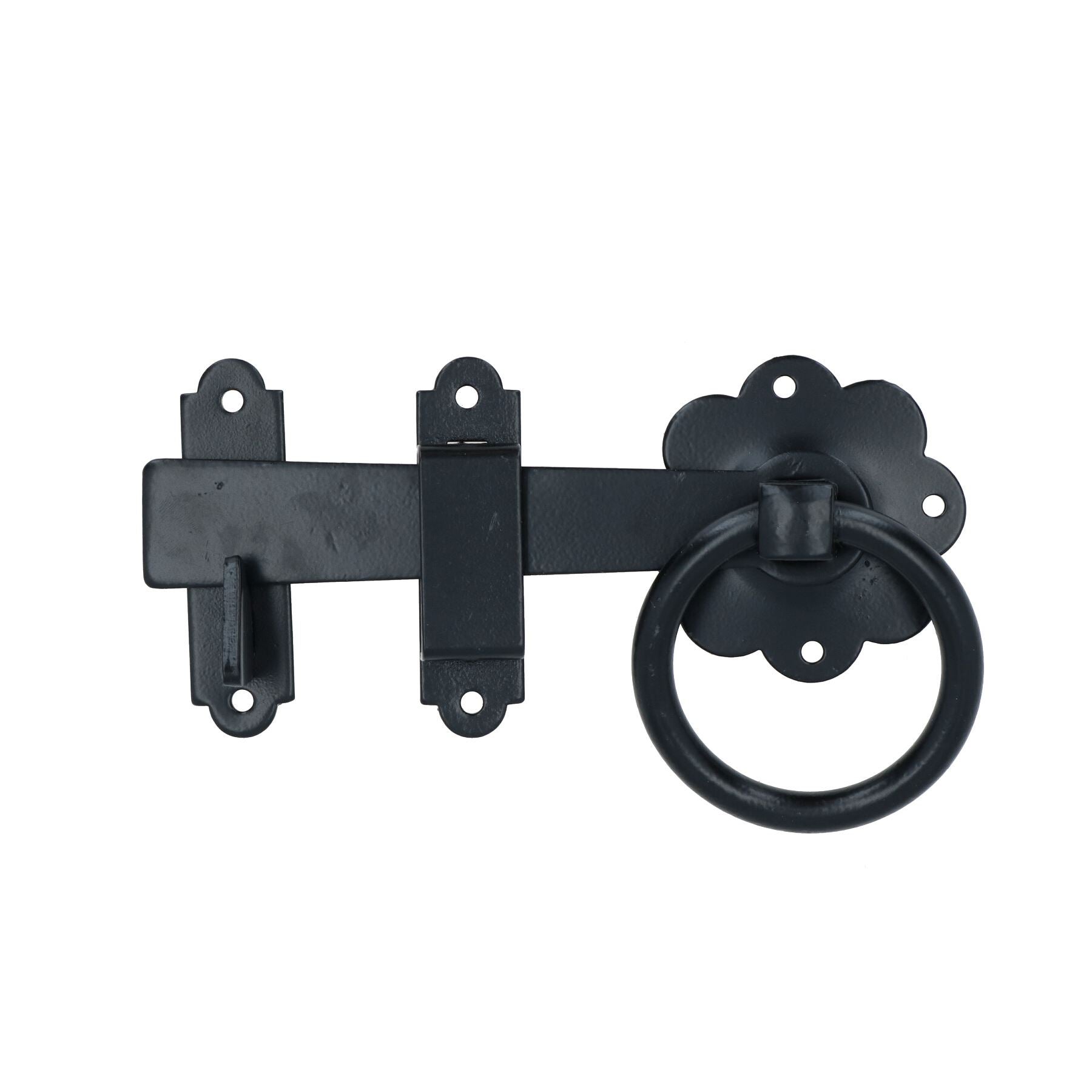 6” (150mm) heavy Duty Twisted Ring Gate Latch Catch for Garden Gates Doors