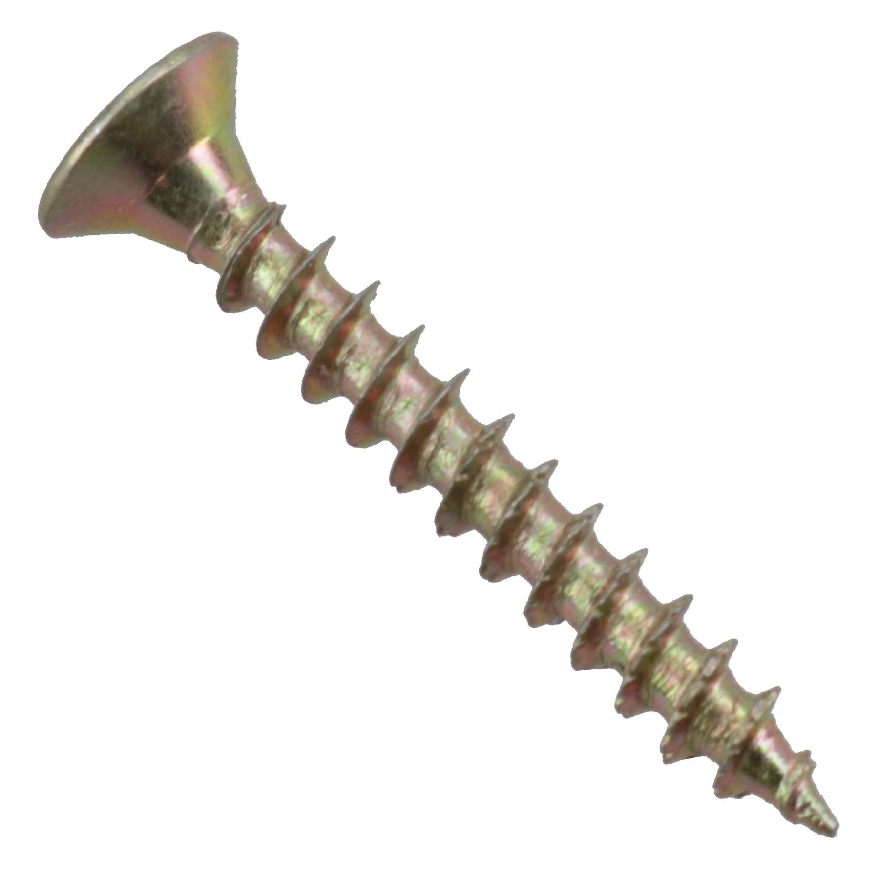 Vis à bois à tête fraisée 4,0 x 30 mm Bord dentelé pour éviter les fissures PZ2