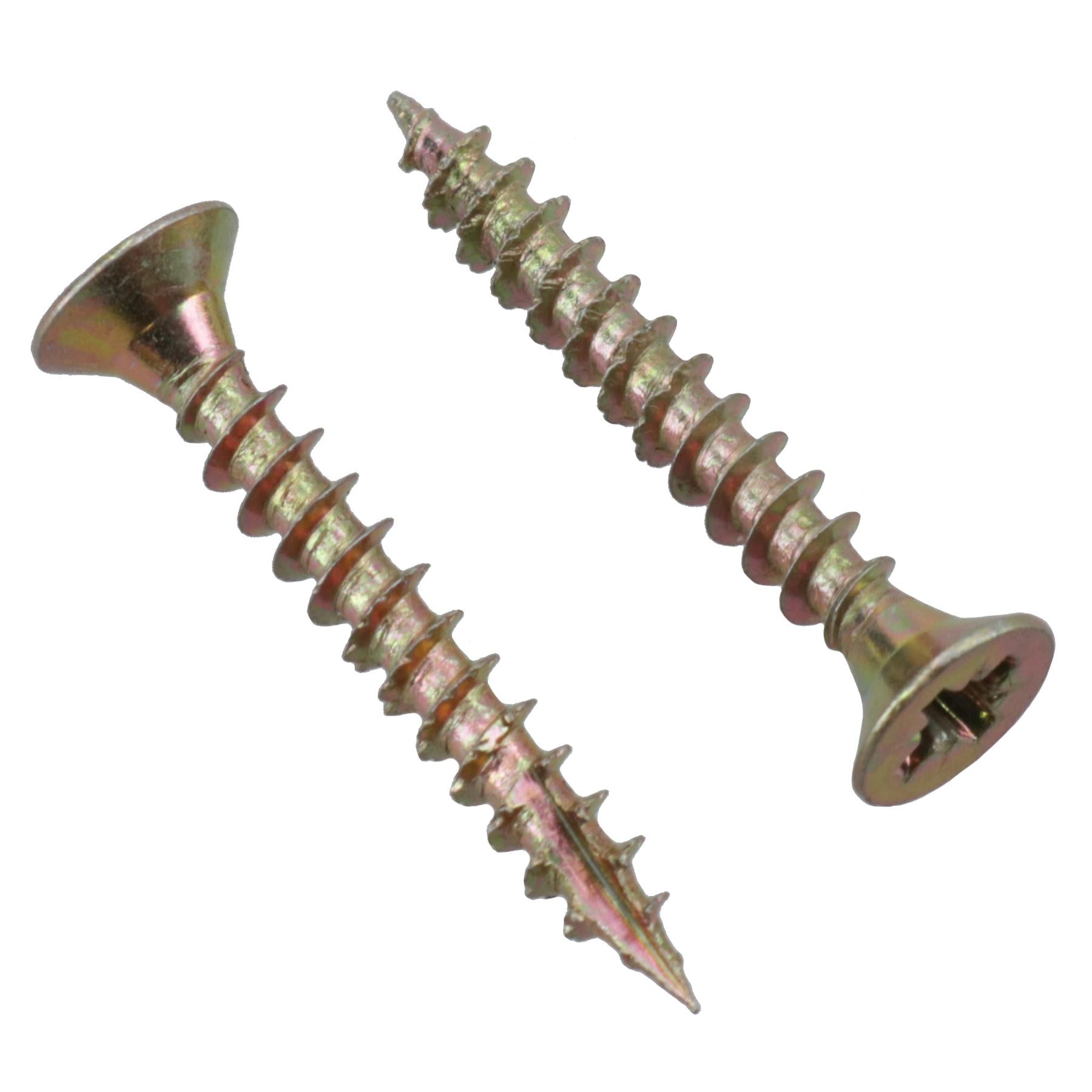 Vis à bois à tête fraisée 4,0 x 30 mm Bord dentelé pour éviter les fissures PZ2