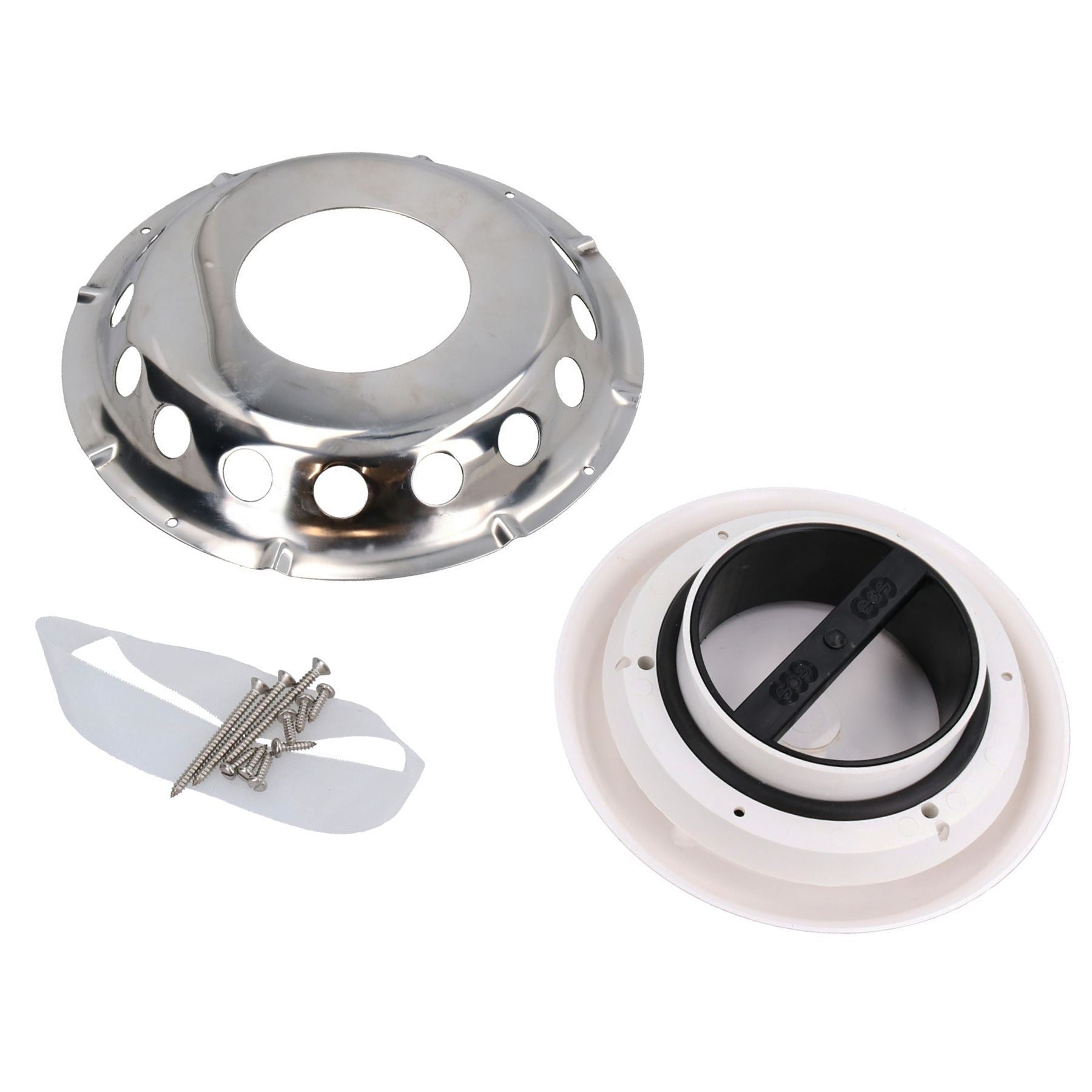Aérateur de toit Ventair Ventilateur statique Couvercle en acier inoxydable refermable Bateau Camping-car