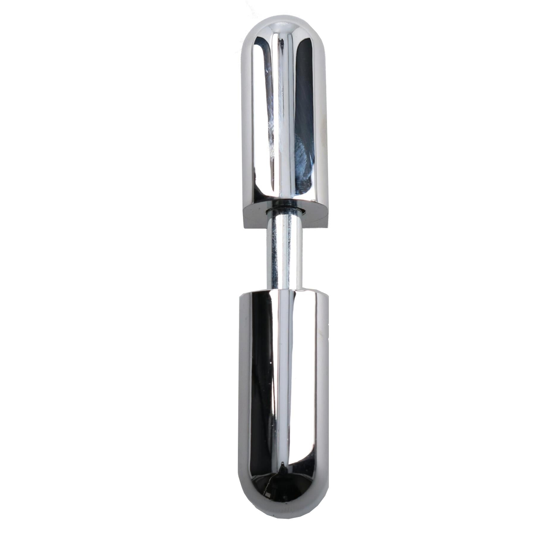 Charnière à rotule chromée à fixation dissimulée 16 x 76 mm pour usage intensif et industriel