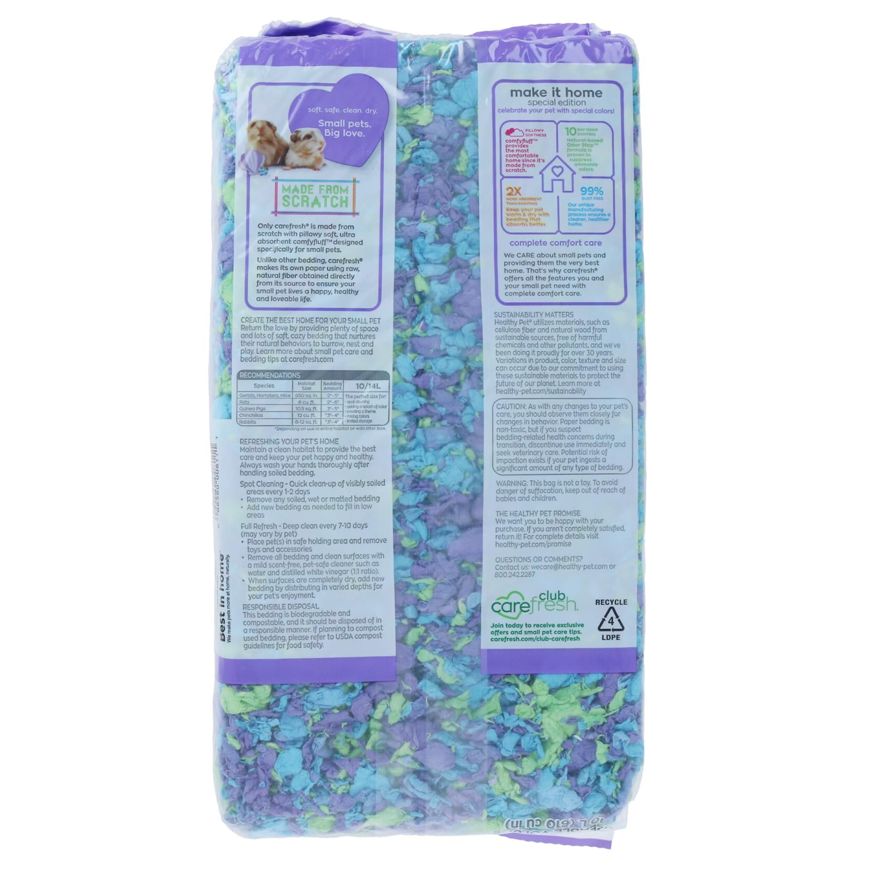 Sea Glass 10L Quality Pet Small Animal Guinea Rabbit Bedding 99% Dust Free