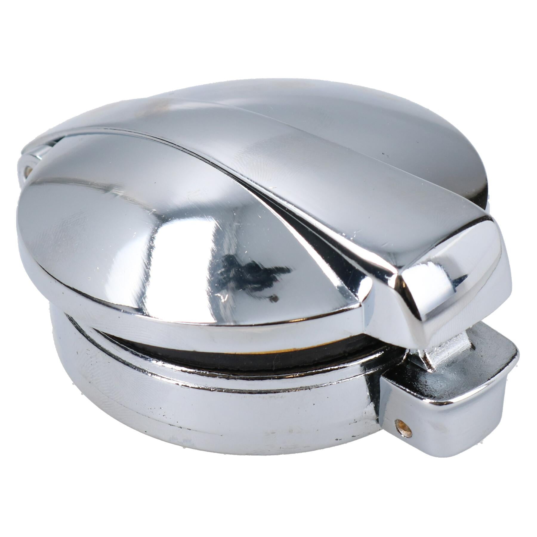 Bouchon de réservoir de carburant de style Monza pour voiture classique, couvercle de remplissage d'essence chromé