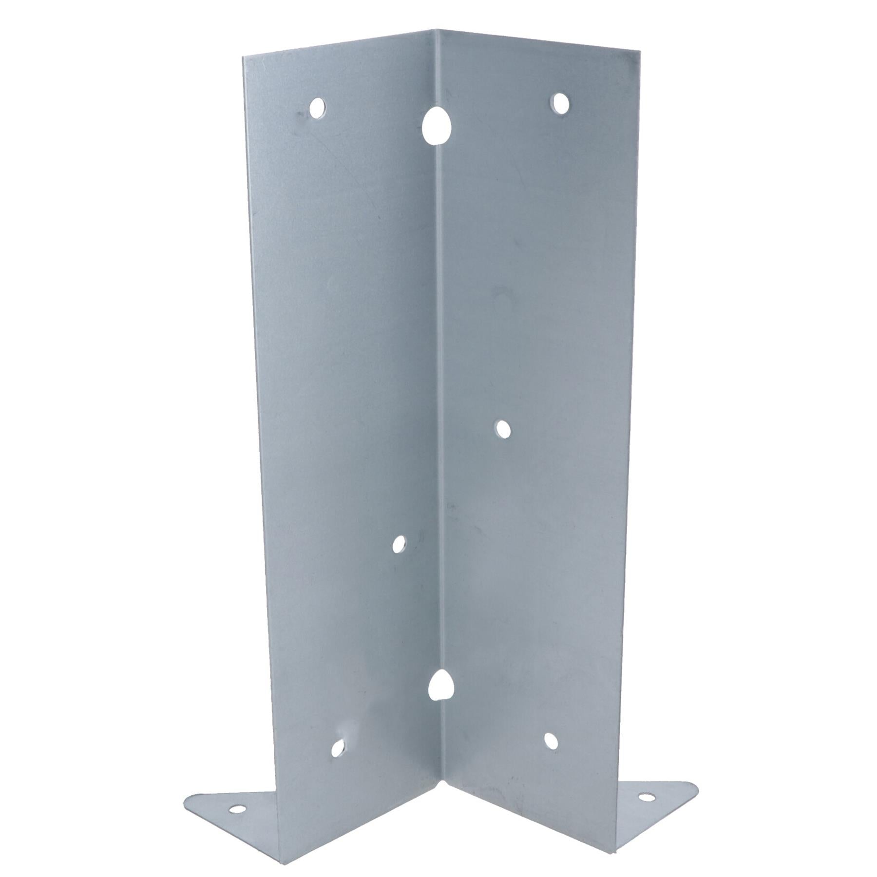 Arris Rail Bracket Fence Post Support Galvanised 100mm, 225mm or 300mm