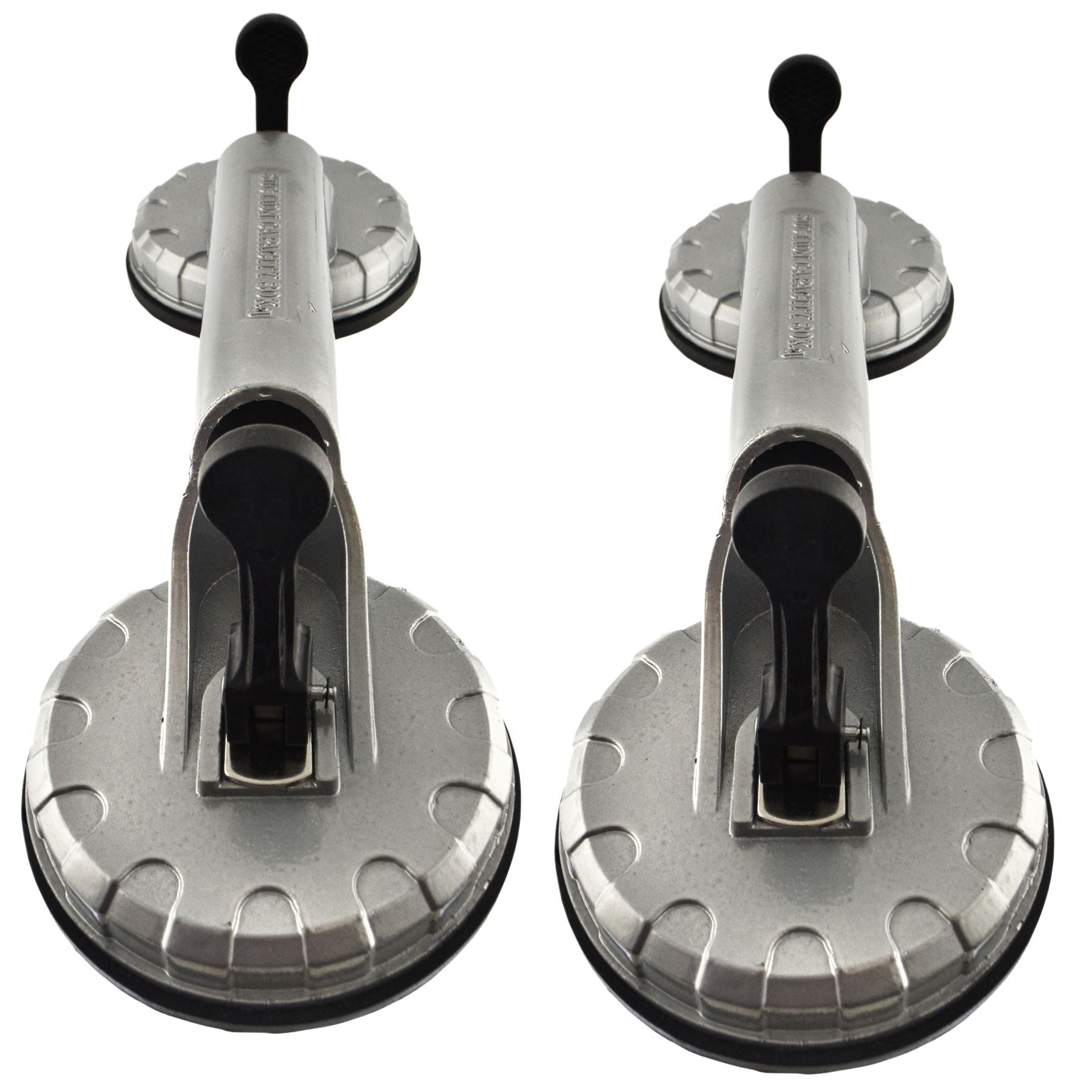 Lot de 2 ventouses doubles en aluminium pour vitres, miroirs, métal, extracteur de bosses TE344