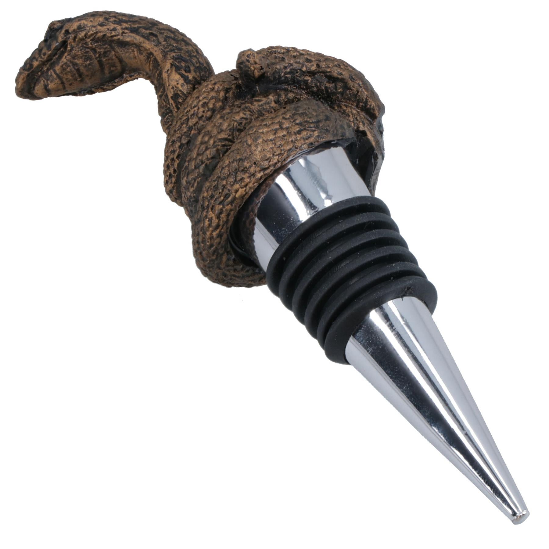 Snake Serpent Wine Bottle Stopper Topper Bung Cork Champagne Prosecco