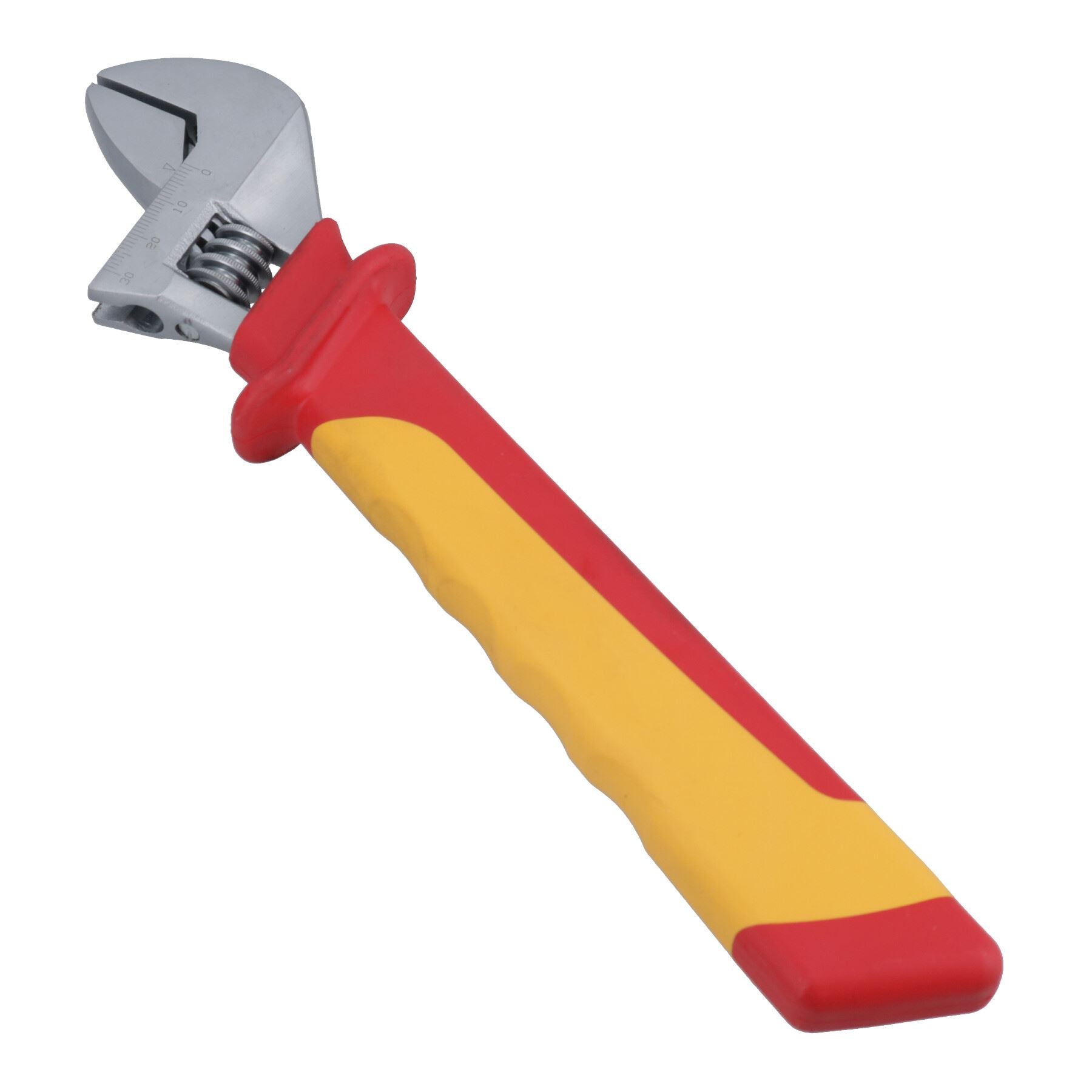 Clé à molette réglable isolée VDE 10 pouces 0 – 30 mm, poignée souple 1 000 V CA