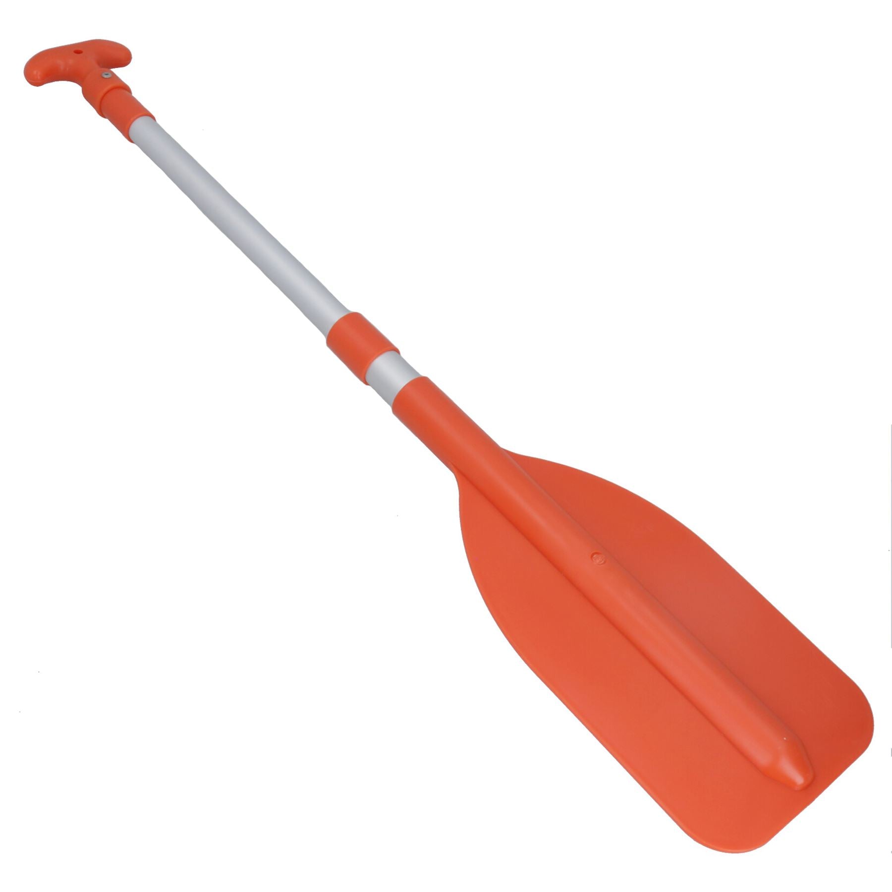 Telescopic Mini Paddle Oar Boat Hook High Vis Orange Rowing Liferaft