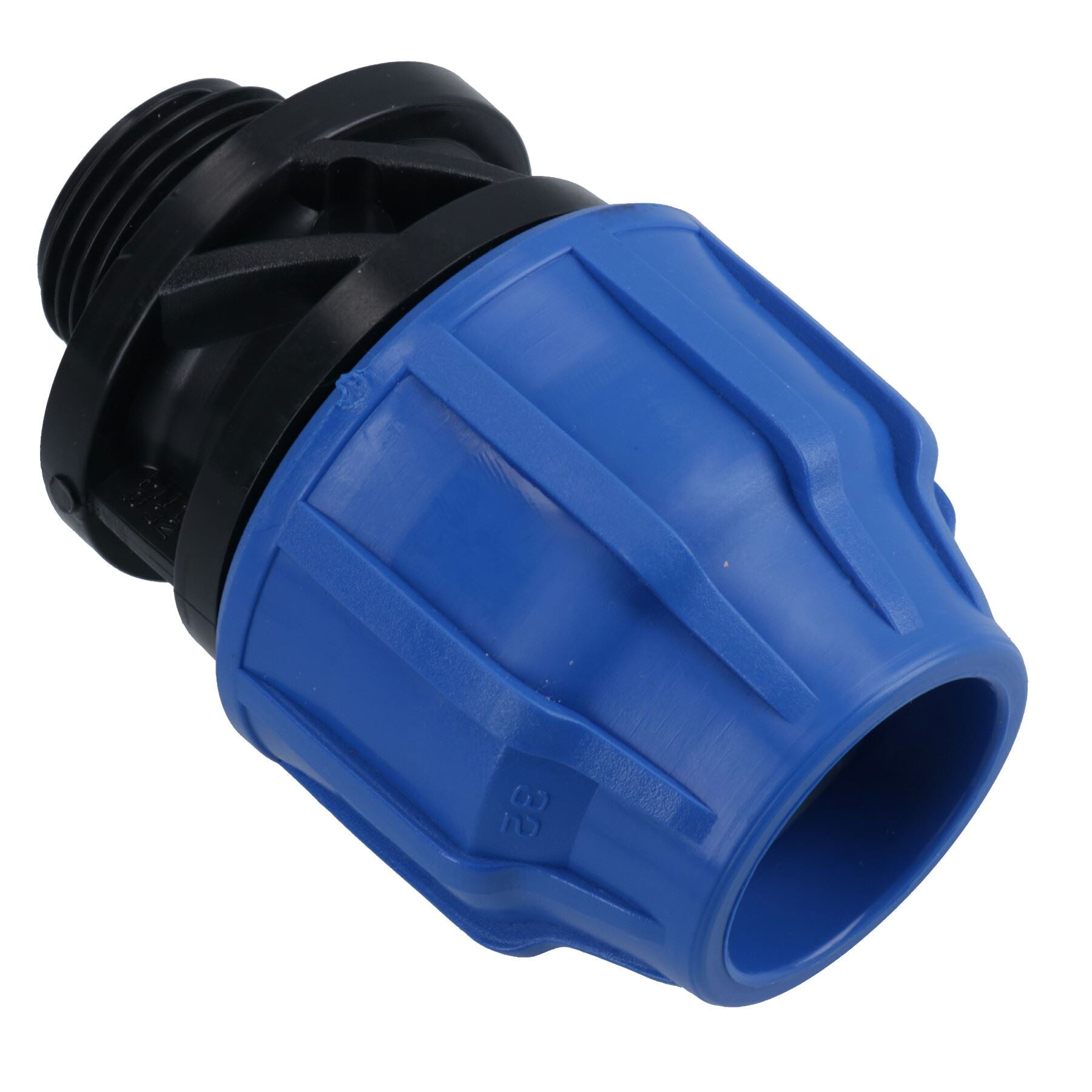 Raccord de compression pour adaptateur mâle MDPE 32 mm x 1" pour tuyau d'eau PN16